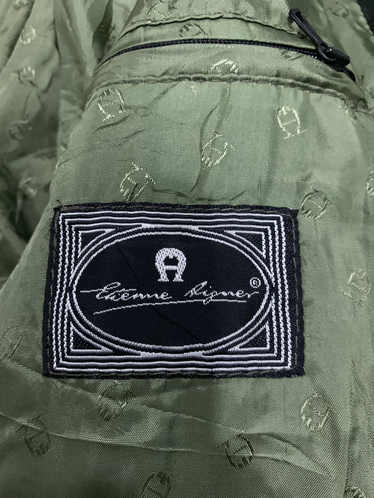 Aigner × Etienne Aigner Luxury Etienne Aigner Genuine Leather Bomber Jacket Size US M / EU 48-50 / 2 - 6 Thumbnail