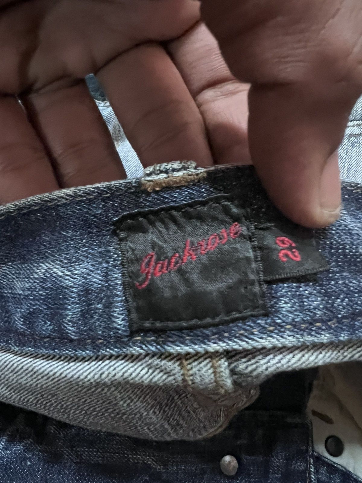 Japanese Brand FLARED💥JACKROSE DISTRESSED DENIM PANT Size US 29 - 9 Thumbnail