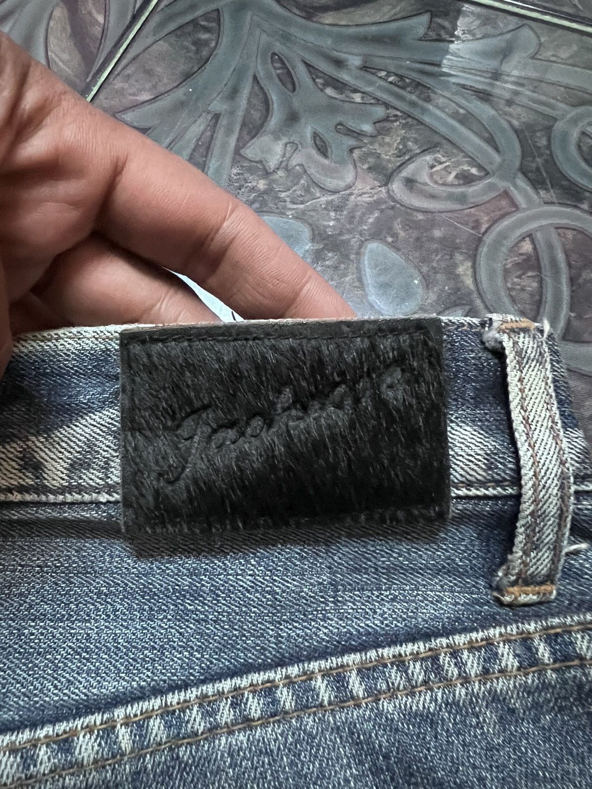Japanese Brand FLARED💥JACKROSE DISTRESSED DENIM PANT Size US 29 - 8 Thumbnail