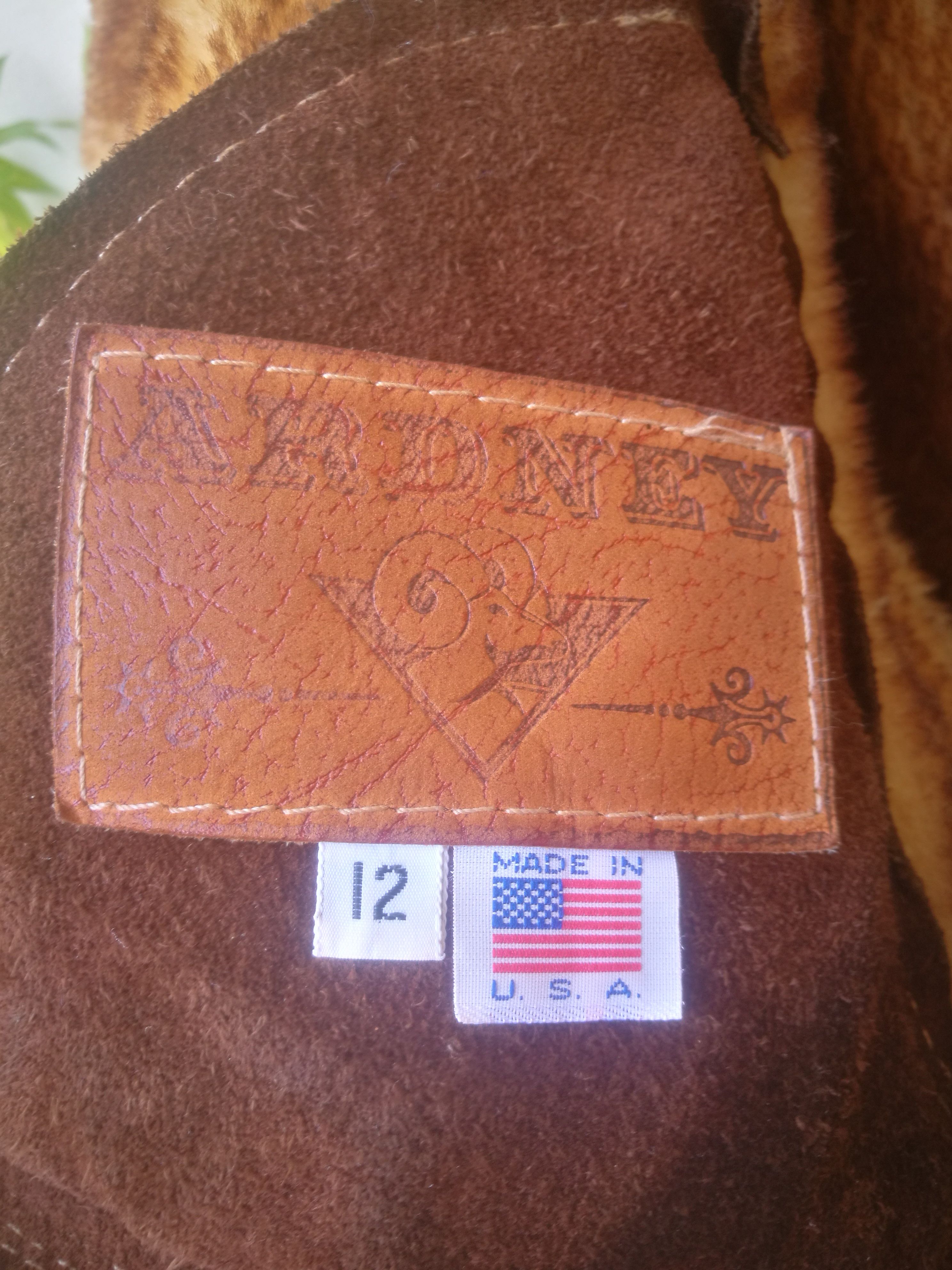 Other ARDNEY Shearling Jacket Made In U.S.A Size US S / EU 44-46 / 1 - 5 Thumbnail