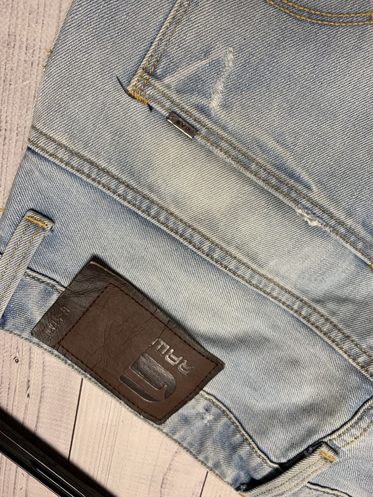G-Star × Vintage Vintage G Star Raw denim banana jeans size 30 distressed Size US 30 / EU 46 - 10 Thumbnail