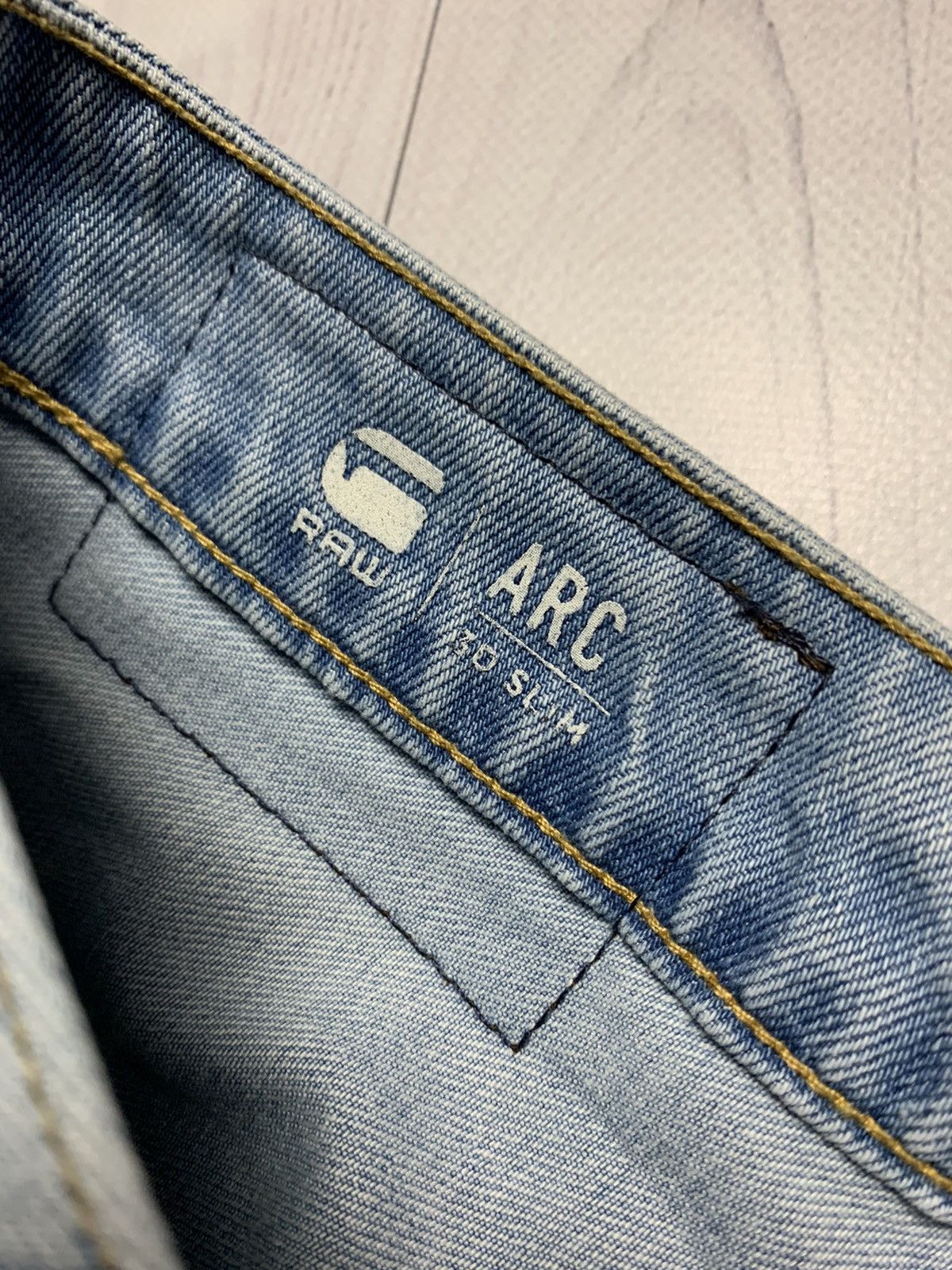 G-Star × Vintage Vintage G Star Raw denim banana jeans size 30 distressed Size US 30 / EU 46 - 6 Thumbnail