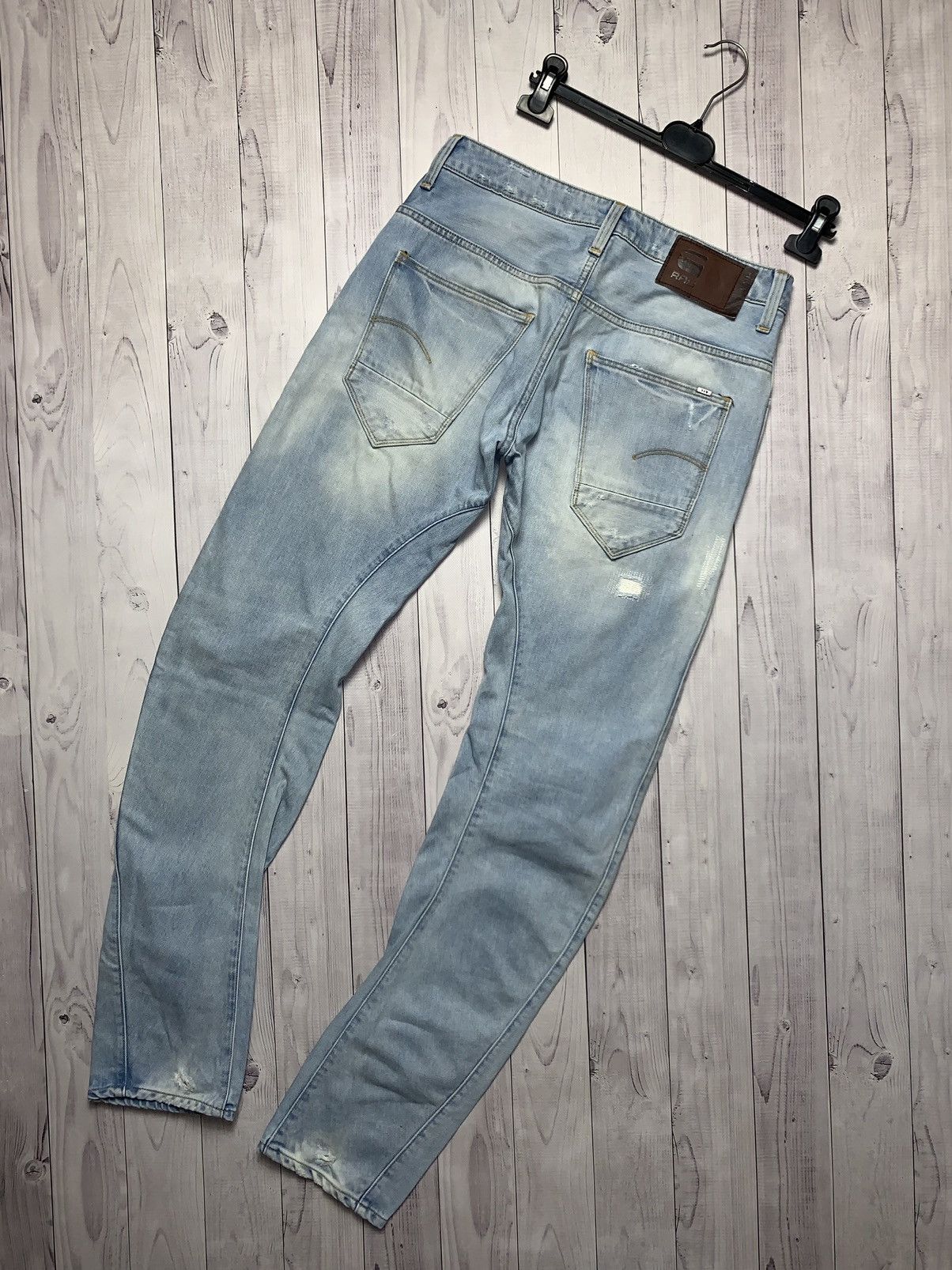 G-Star × Vintage Vintage G Star Raw denim banana jeans size 30 distressed Size US 30 / EU 46 - 1 Thumbnail
