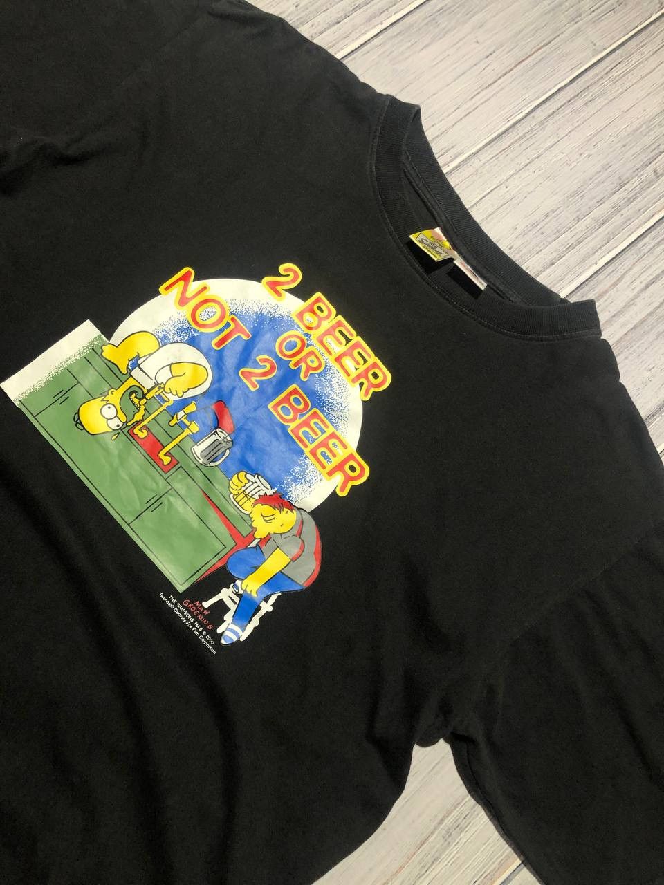 The Simpsons The Simpsons 2000 T-Shirt 2 beer or not 2 beer Homer Simspon Size US L / EU 52-54 / 3 - 2 Thumbnail