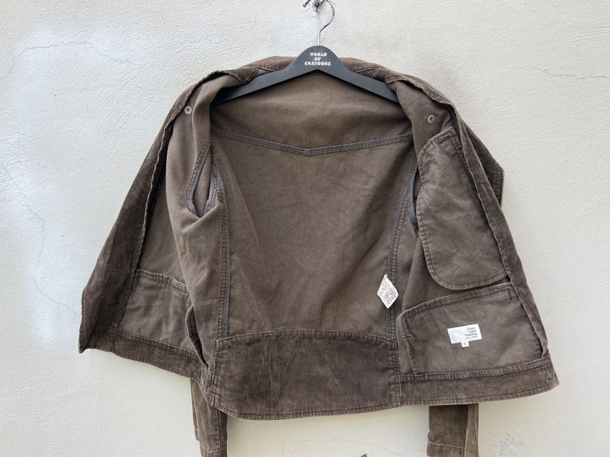 United Arrows United Arrows Double Collar Corduroy Stripe Punk Rock Jacket Size US S / EU 44-46 / 1 - 15 Thumbnail