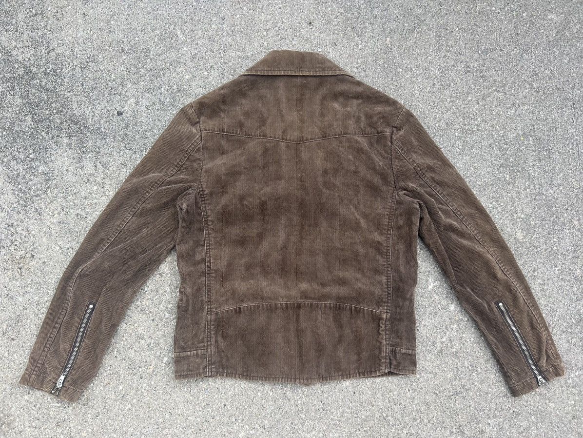 United Arrows United Arrows Double Collar Corduroy Stripe Punk Rock Jacket Size US S / EU 44-46 / 1 - 4 Thumbnail