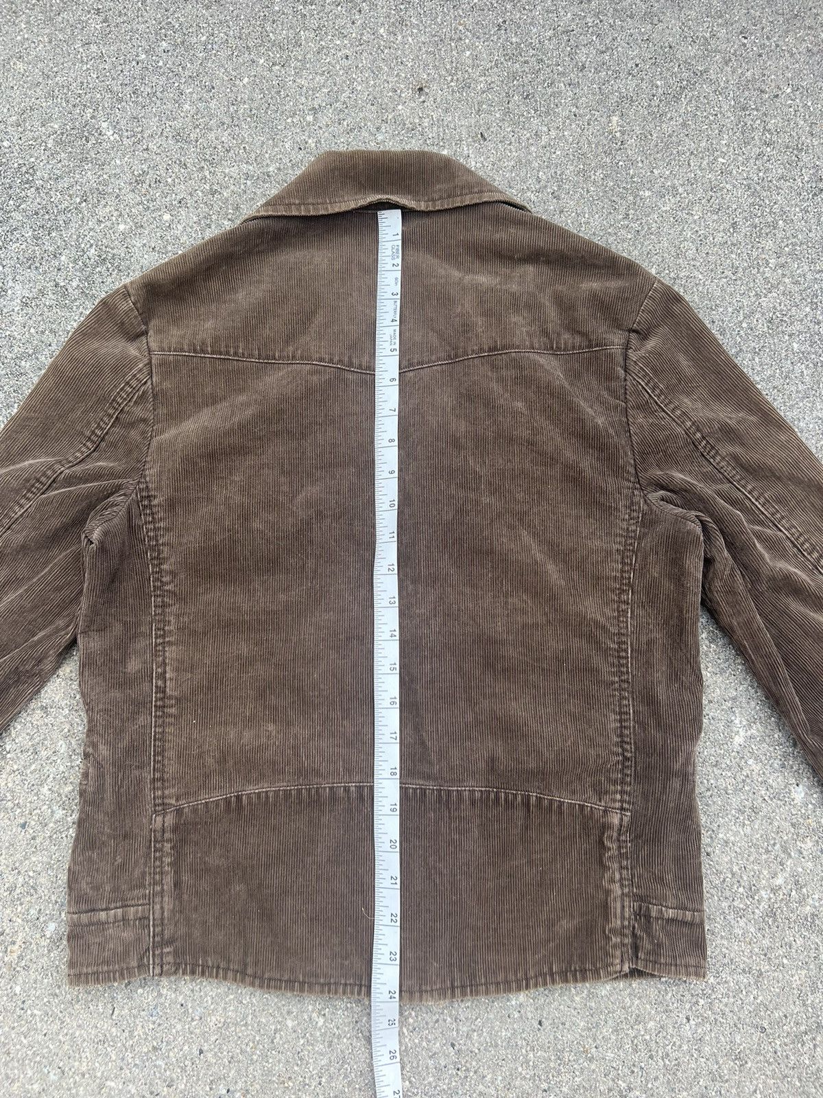 United Arrows United Arrows Double Collar Corduroy Stripe Punk Rock Jacket Size US S / EU 44-46 / 1 - 5 Thumbnail