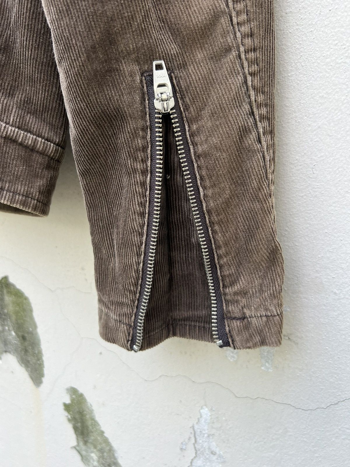 United Arrows United Arrows Double Collar Corduroy Stripe Punk Rock Jacket Size US S / EU 44-46 / 1 - 14 Thumbnail