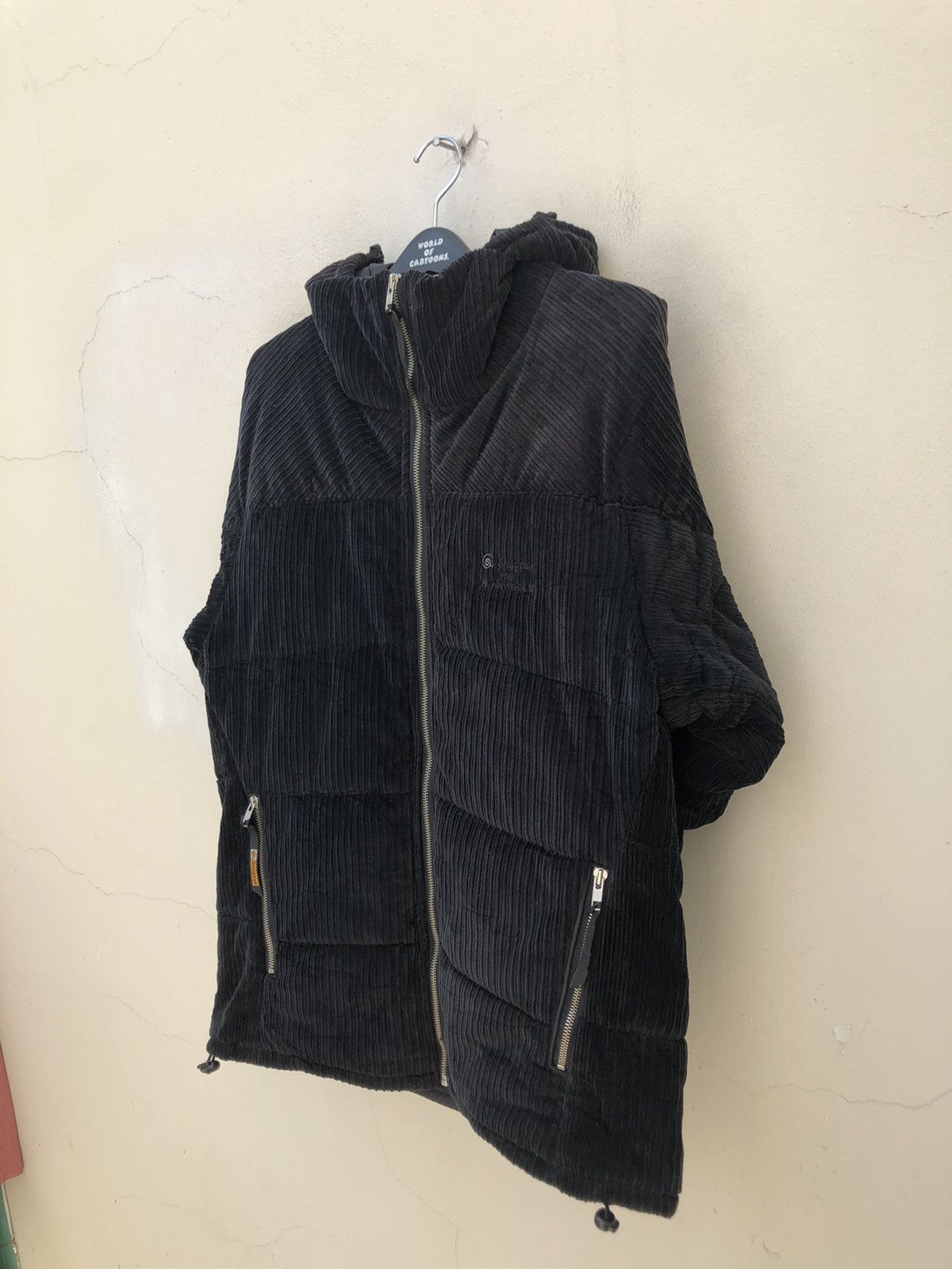R.Newbold Snugpack For R. Newbold Black Corduroy Puffer Jacket Size US M / EU 48-50 / 2 - 9 Thumbnail