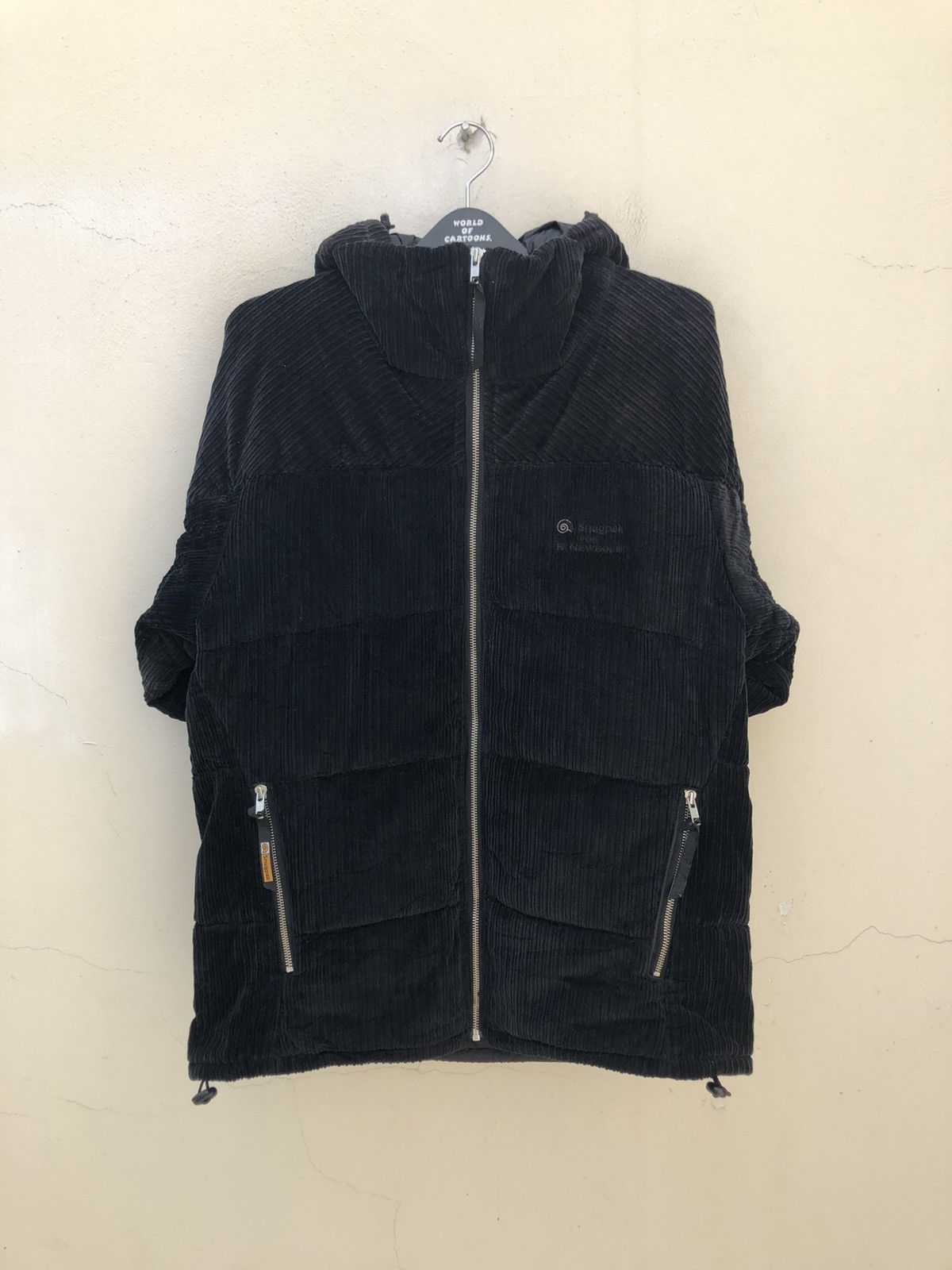 R.Newbold Snugpack For R. Newbold Black Corduroy Puffer Jacket Size US M / EU 48-50 / 2 - 8 Thumbnail