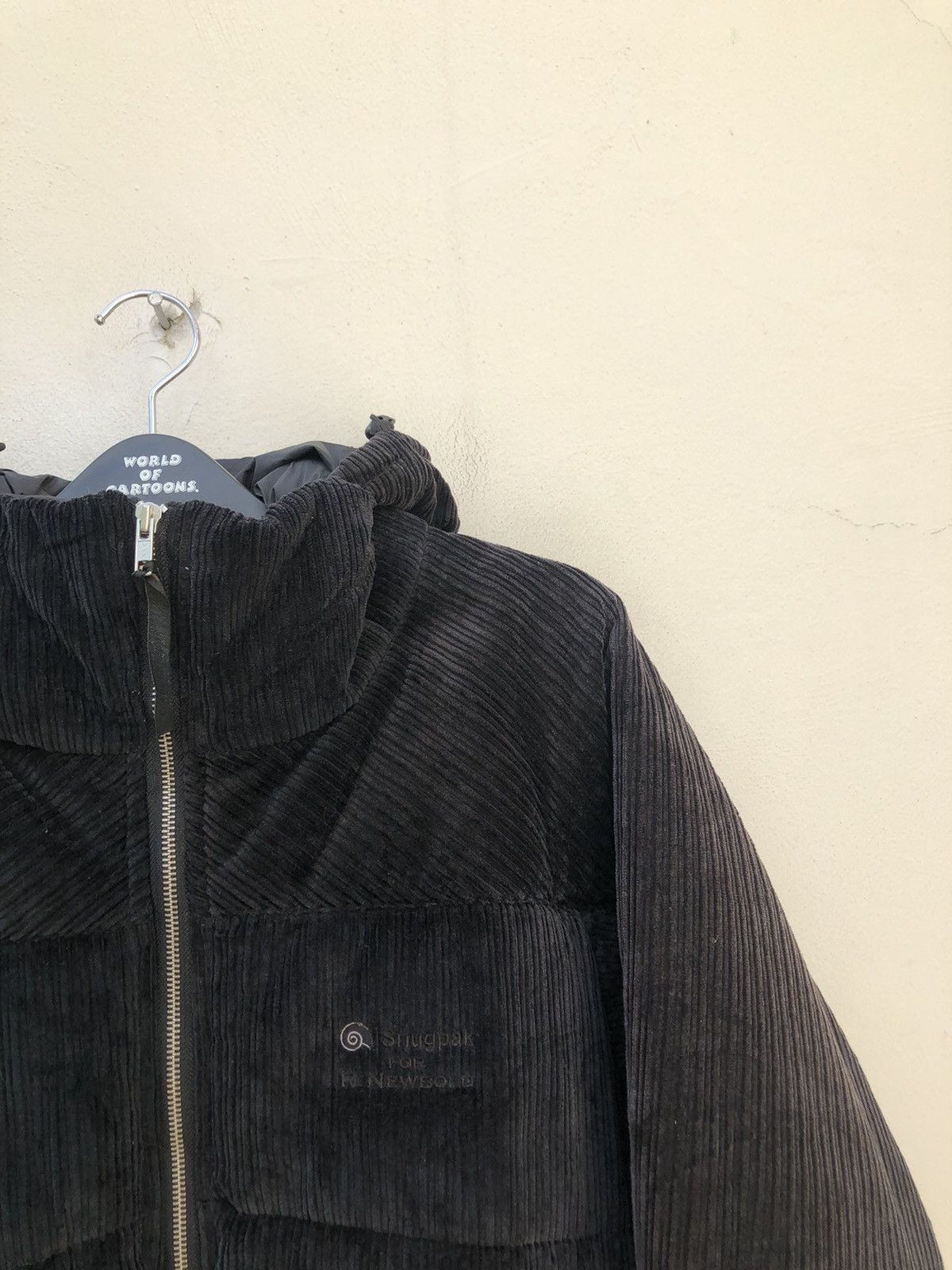 R.Newbold Snugpack For R. Newbold Black Corduroy Puffer Jacket Size US M / EU 48-50 / 2 - 4 Thumbnail