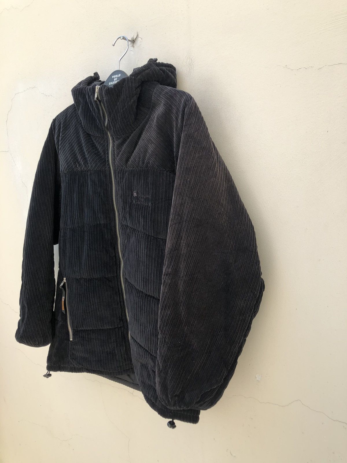 R.Newbold Snugpack For R. Newbold Black Corduroy Puffer Jacket Size US M / EU 48-50 / 2 - 3 Thumbnail
