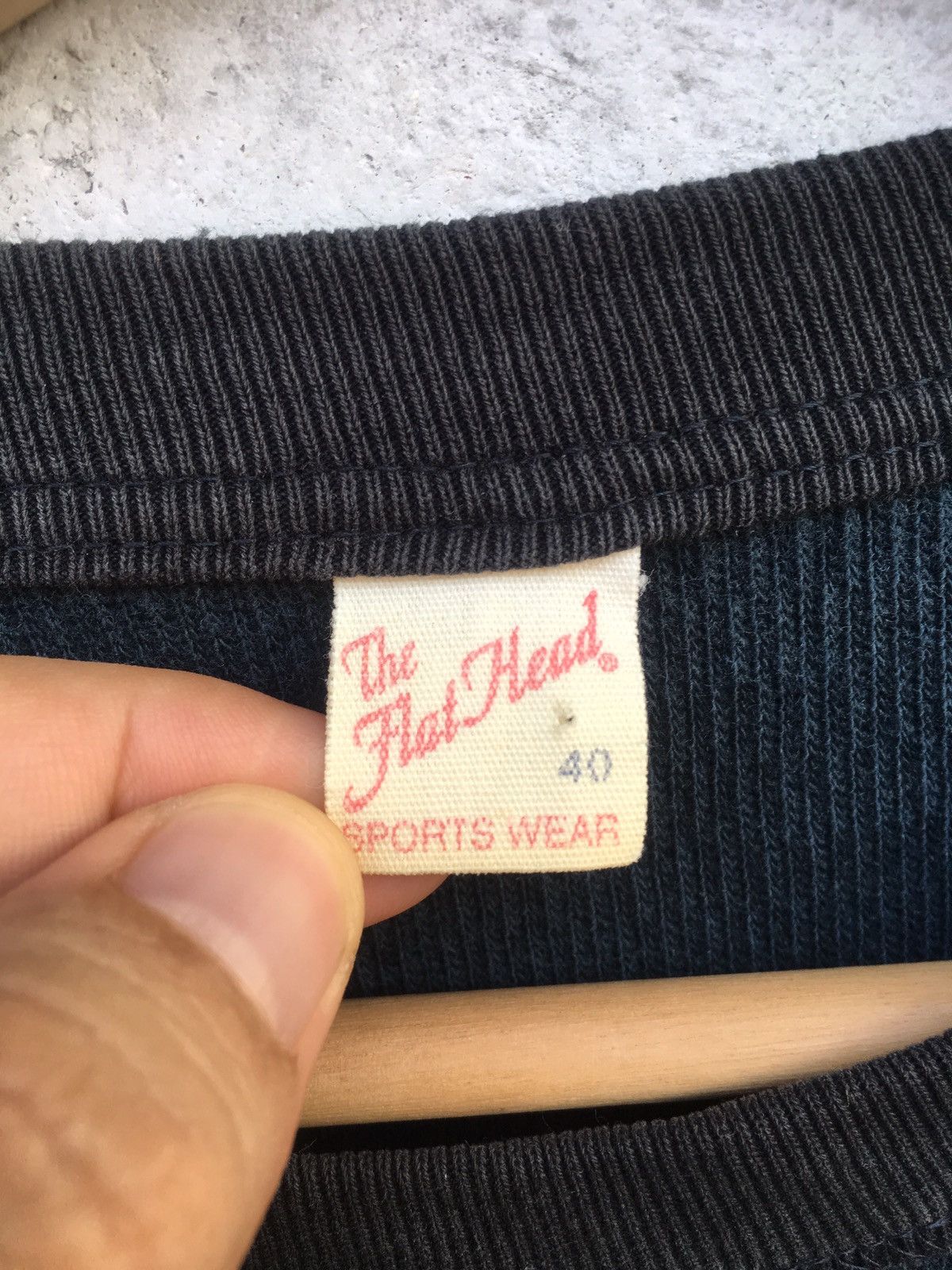 Japanese Brand The Flat Head Thermal T Shirt Size US S / EU 44-46 / 1 - 4 Thumbnail