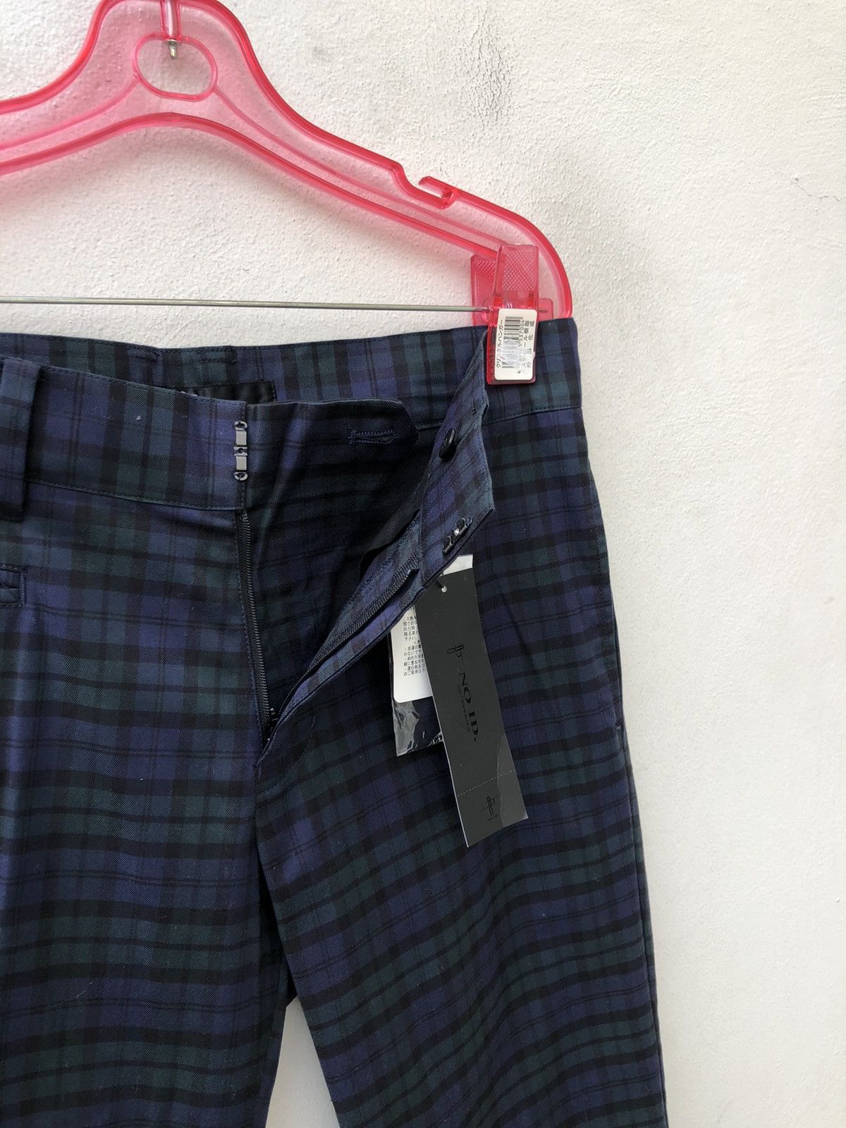NO ID NWT Japan Brand No ID. Checks Cropped Trouser Cuff Hem Pant Size US 30 / EU 46 - 7 Thumbnail