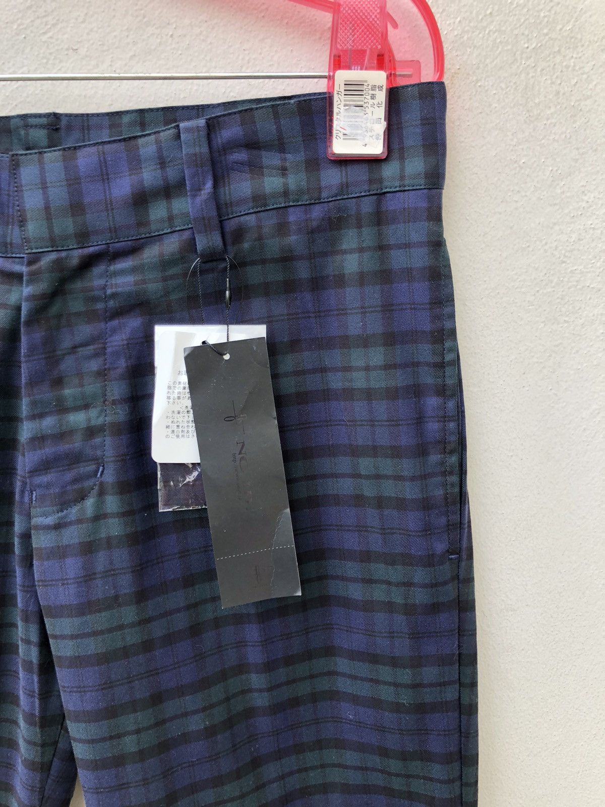 NO ID NWT Japan Brand No ID. Checks Cropped Trouser Cuff Hem Pant Size US 30 / EU 46 - 4 Thumbnail