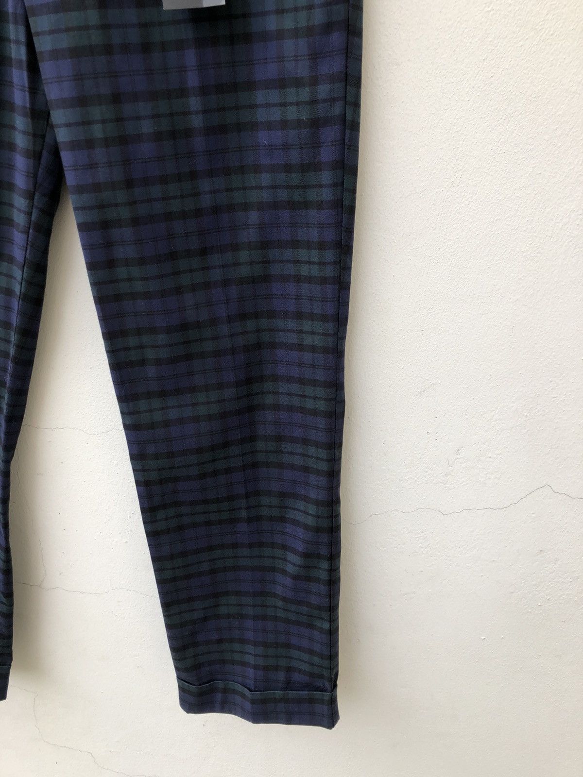 NO ID NWT Japan Brand No ID. Checks Cropped Trouser Cuff Hem Pant Size US 30 / EU 46 - 5 Thumbnail
