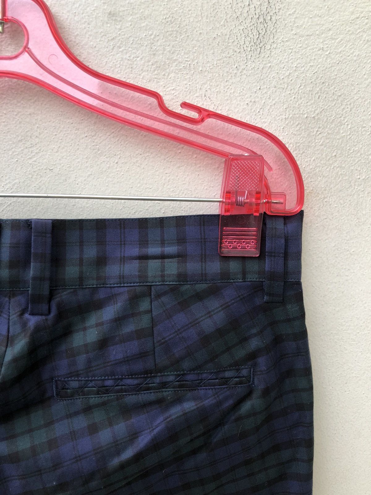 NO ID NWT Japan Brand No ID. Checks Cropped Trouser Cuff Hem Pant Size US 30 / EU 46 - 10 Thumbnail