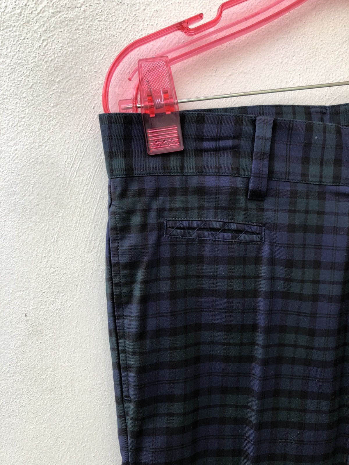 NO ID NWT Japan Brand No ID. Checks Cropped Trouser Cuff Hem Pant Size US 30 / EU 46 - 3 Thumbnail