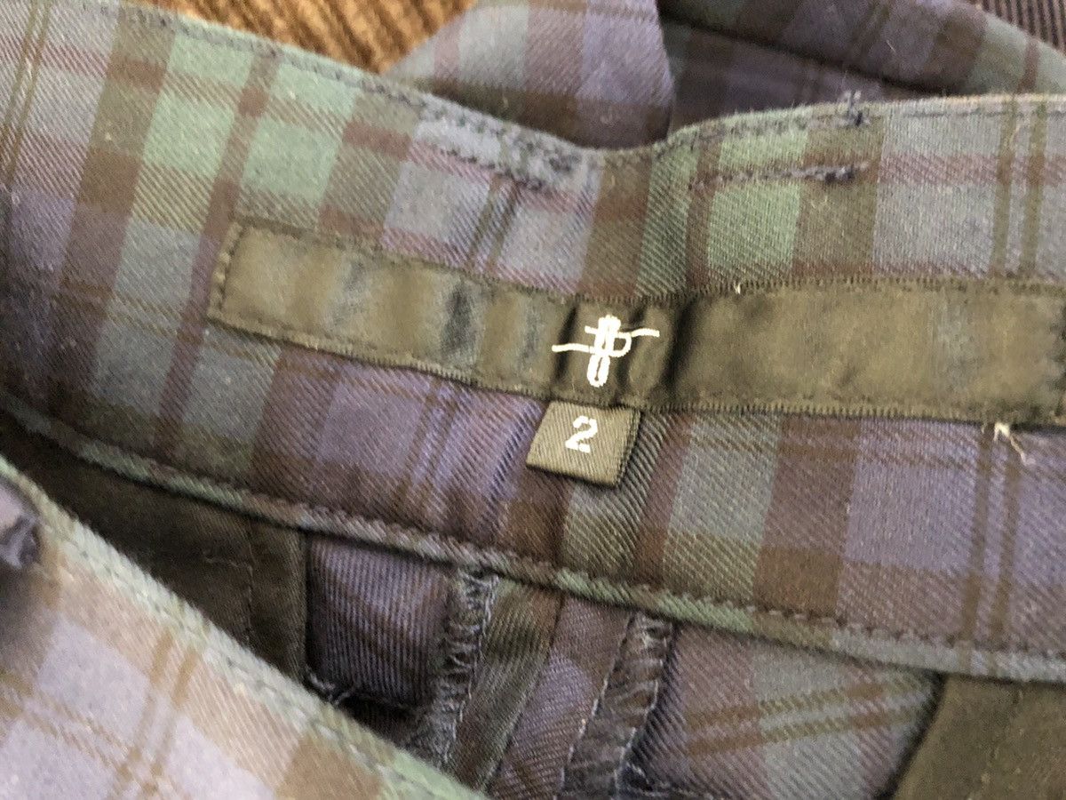 NO ID NWT Japan Brand No ID. Checks Cropped Trouser Cuff Hem Pant Size US 30 / EU 46 - 12 Thumbnail