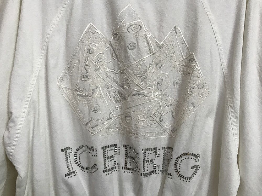 Iceberg Vintage ICEBERG Embroidery Studded Zipper Bomber Jacket Size US L / EU 52-54 / 3 - 2 Thumbnail