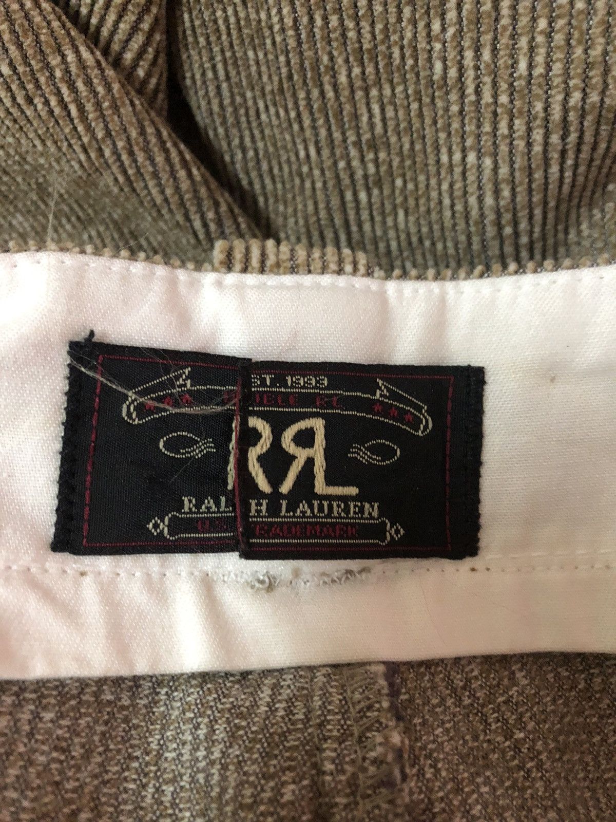 RRL Ralph Lauren Vintage 90s RR Ralph Lauren Baggy Corduroy Trouser Pant Size US 36 / EU 52 - 18 Thumbnail
