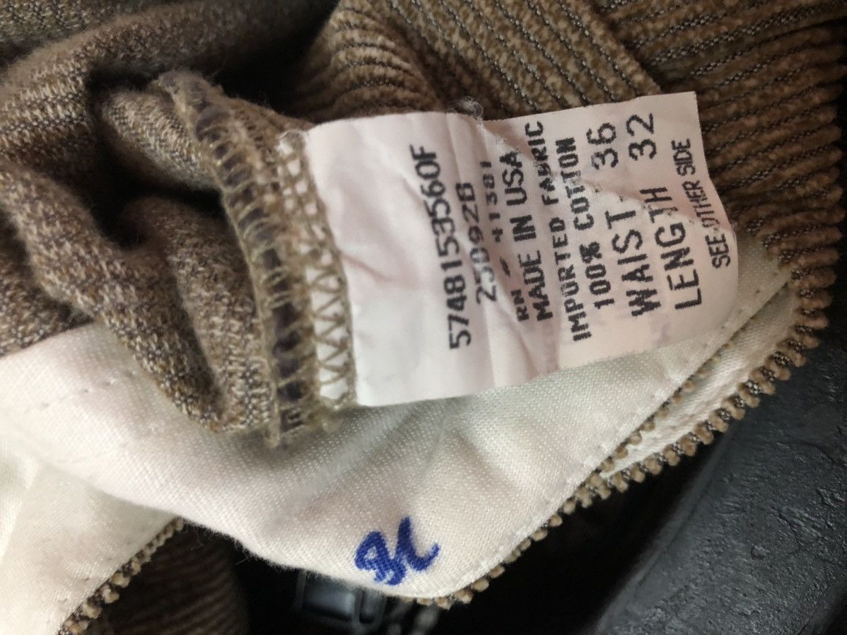 RRL Ralph Lauren Vintage 90s RR Ralph Lauren Baggy Corduroy Trouser Pant Size US 36 / EU 52 - 20 Thumbnail
