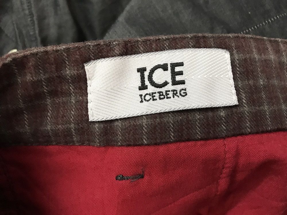 Iceberg Made in Italy Checkered Check Cargo Trouser Pant Size US 32 / EU 48 - 14 Thumbnail
