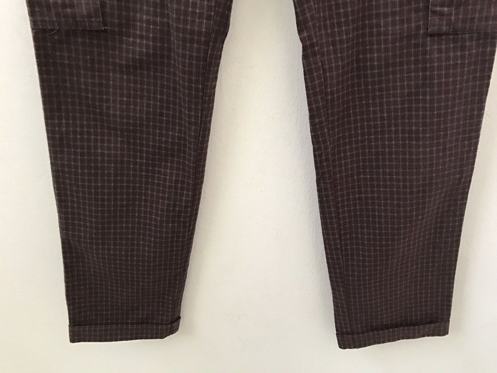 Iceberg Made in Italy Checkered Check Cargo Trouser Pant Size US 32 / EU 48 - 4 Thumbnail