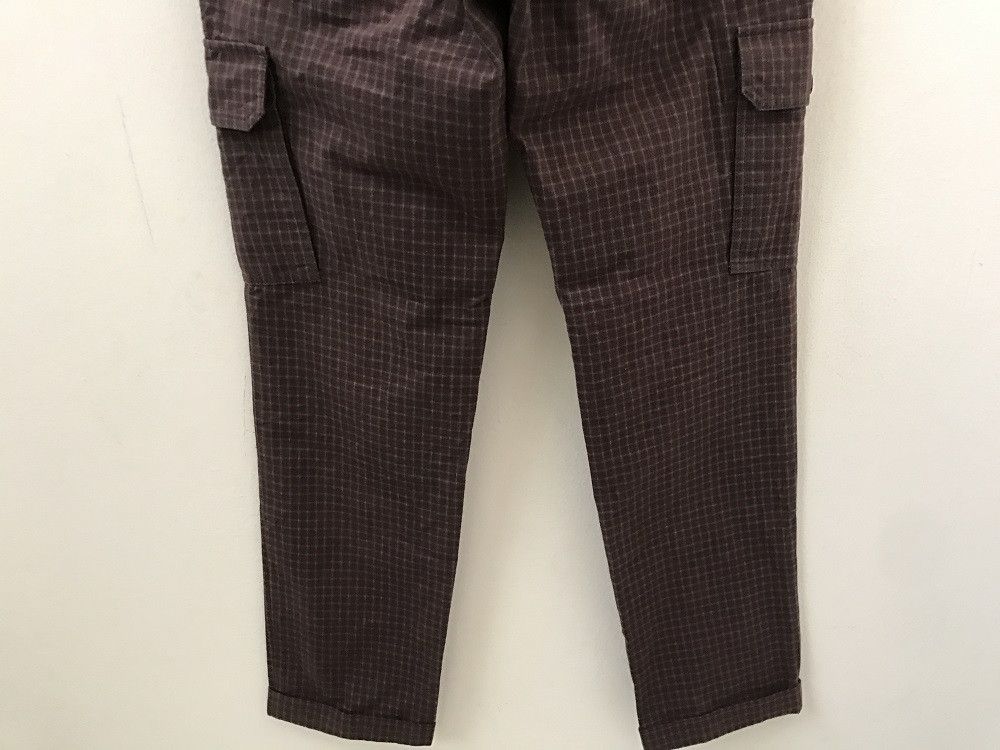 Iceberg Made in Italy Checkered Check Cargo Trouser Pant Size US 32 / EU 48 - 8 Thumbnail
