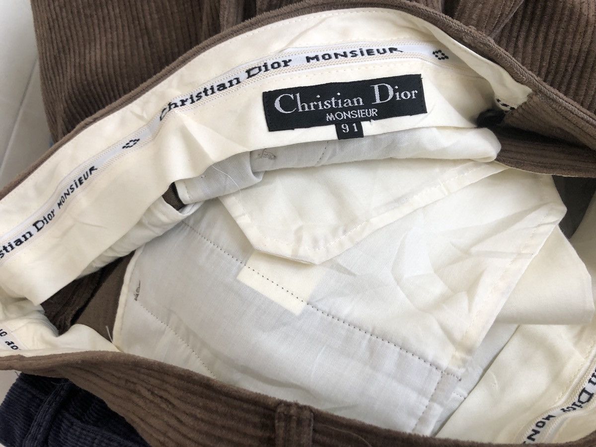 Christian Dior Monsieur Christian Dior Made in Japan Baggy Corduroy Trouser Pant Size US 36 / EU 52 - 11 Thumbnail