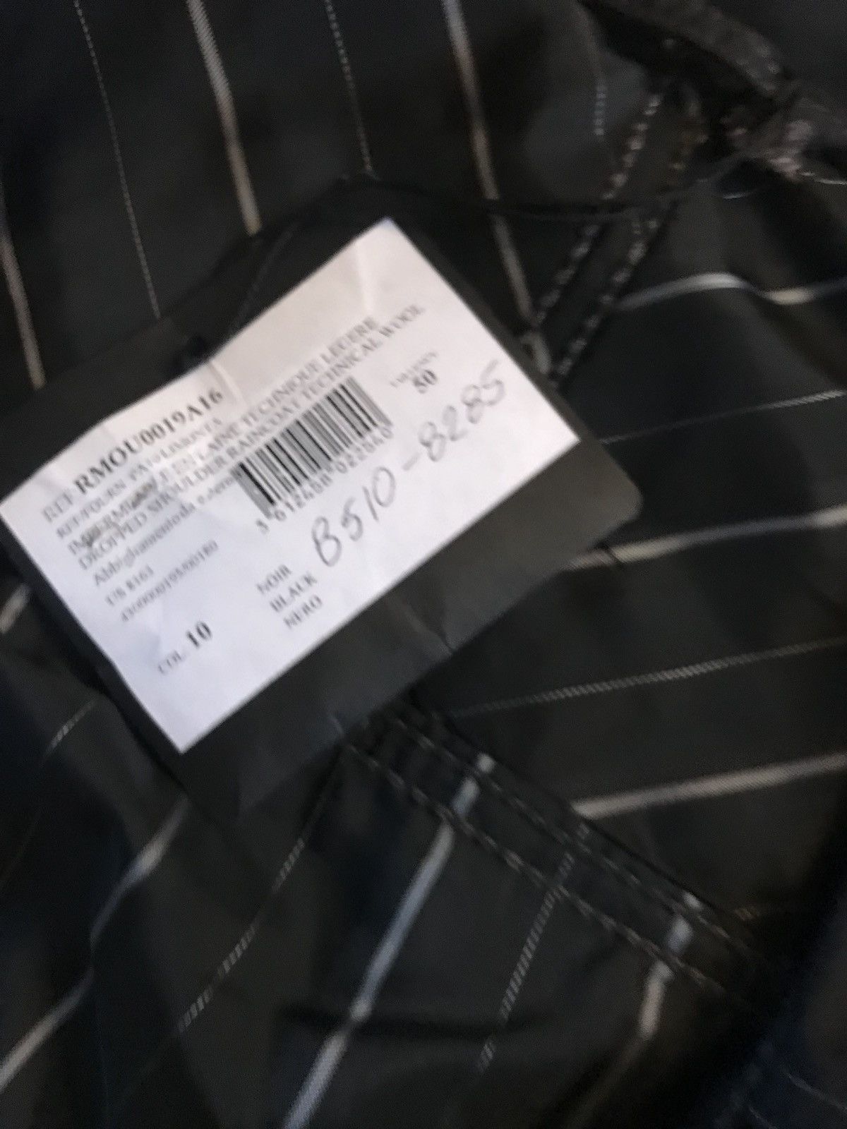 Lanvin Dropped Shoulder Rain Coat In Technical Wool Size US L / EU 52-54 / 3 - 9 Thumbnail