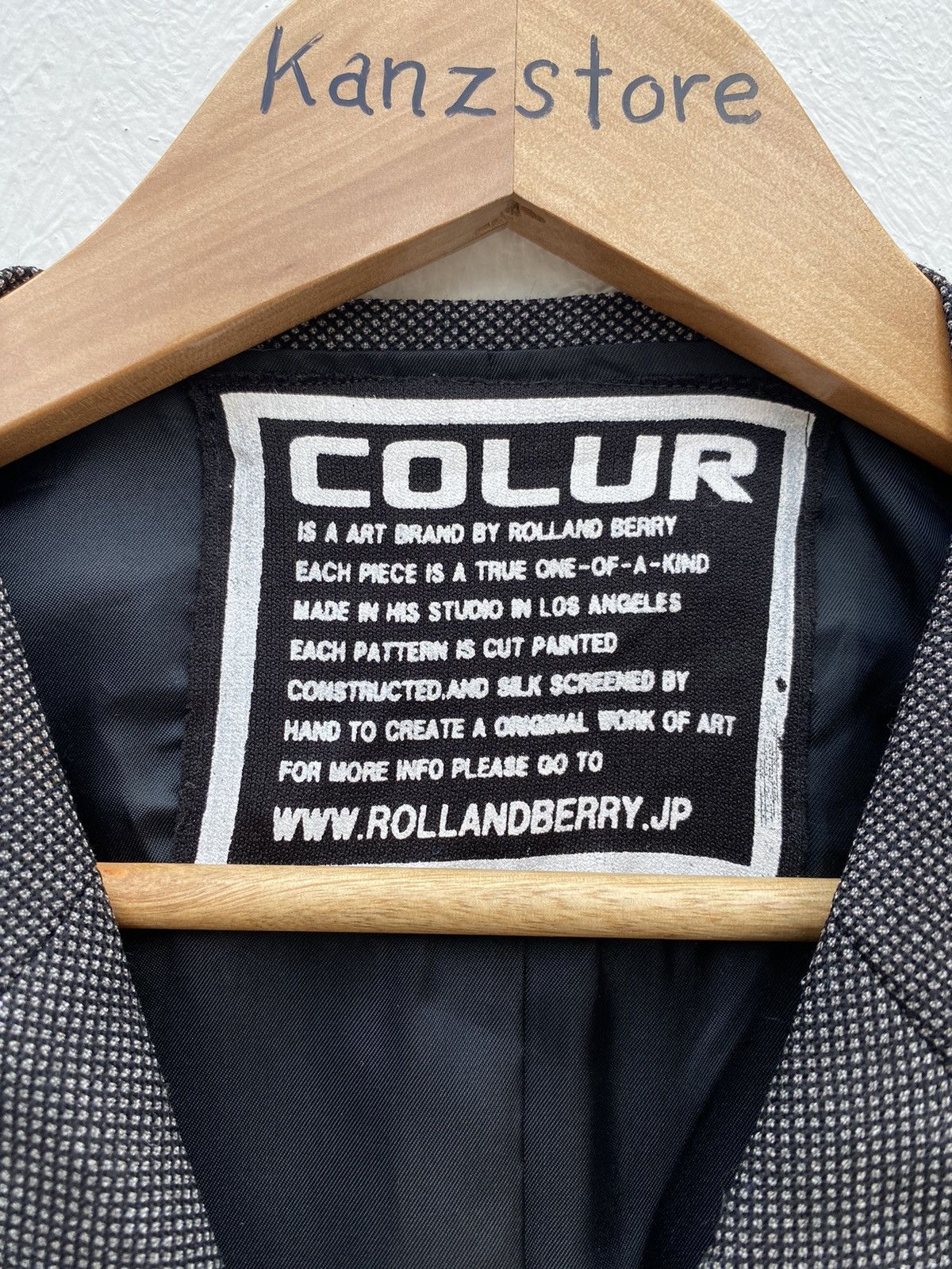 Japanese Brand RARE ROLLANDBERRY PUNK STYLE ART DESIGN VEST Size US M / EU 48-50 / 2 - 3 Thumbnail