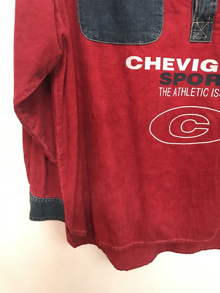 Chevignon Vintage Chevignon Sport The Athletic Issue Corduroy PullOver Size US L / EU 52-54 / 3 - 6 Thumbnail