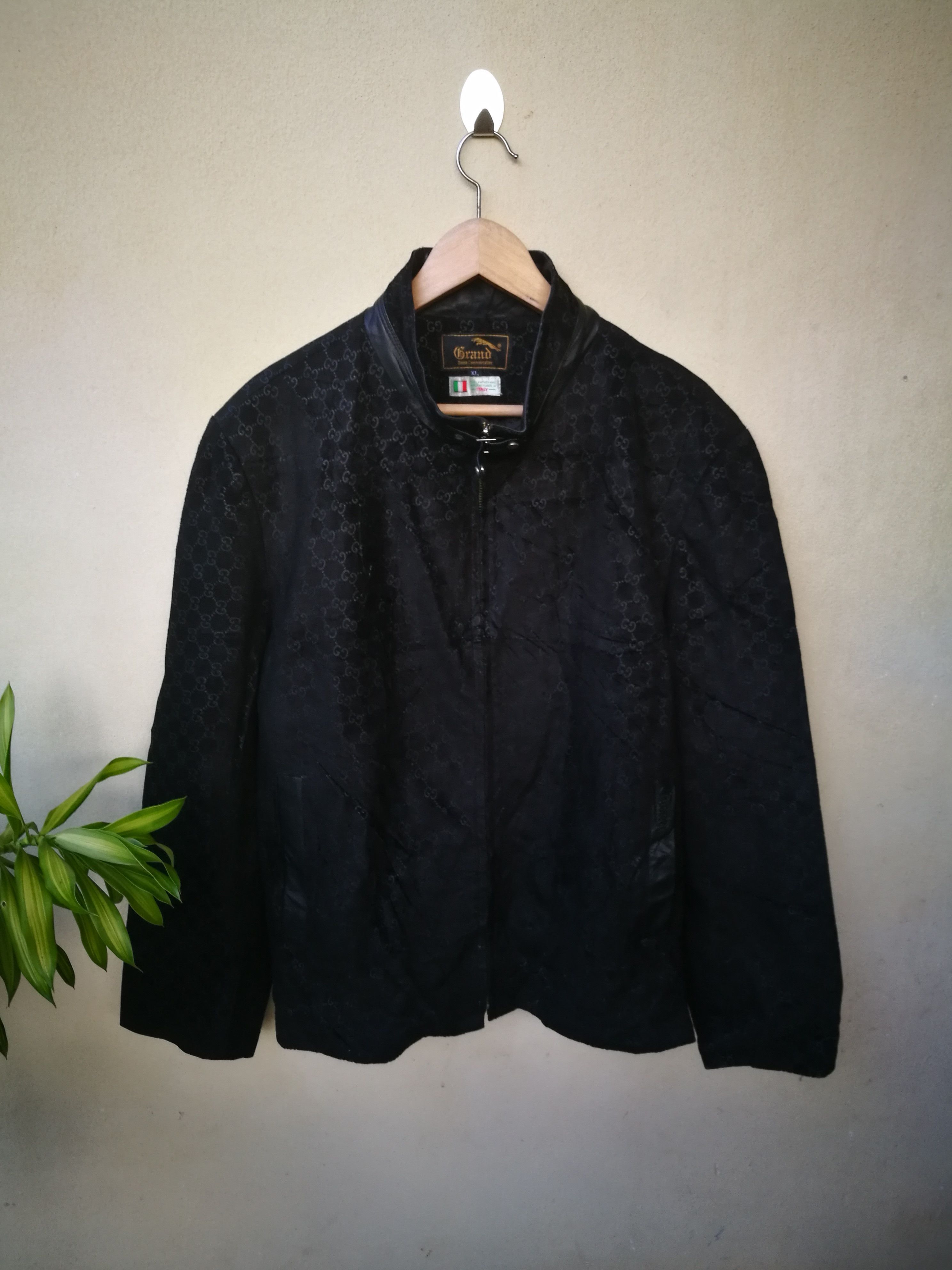 Other Grand monogram GG inspired gucci leather jacket Size US XL / EU 56 / 4 - 2 Thumbnail