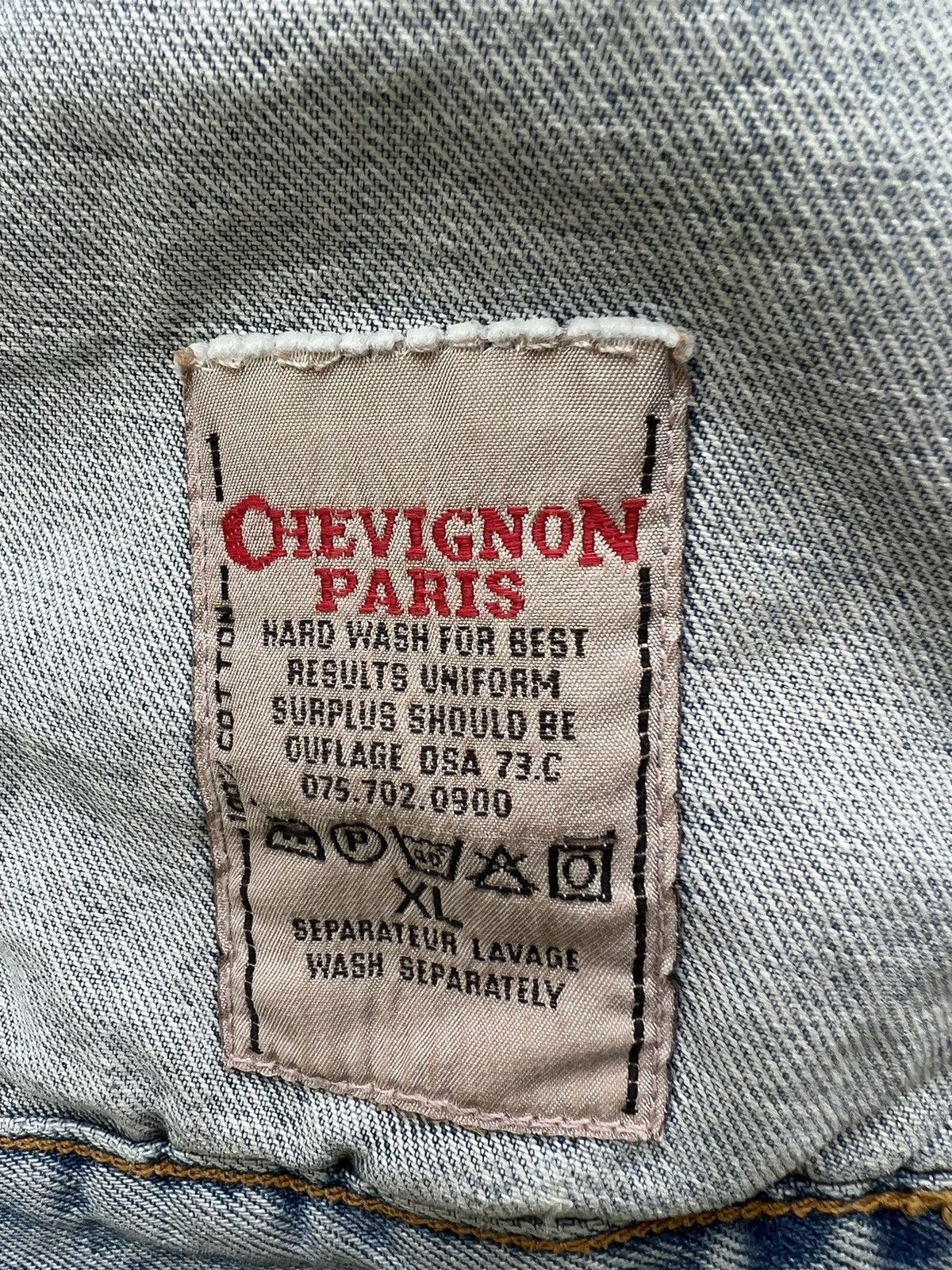 Chevignon Vintage Chevignon Paris All Over Patches Denim Trucker Size US XL / EU 56 / 4 - 23 Thumbnail