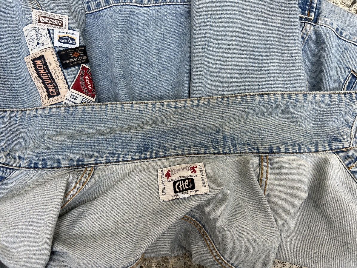 Chevignon Vintage Chevignon Paris All Over Patches Denim Trucker Size US XL / EU 56 / 4 - 24 Thumbnail