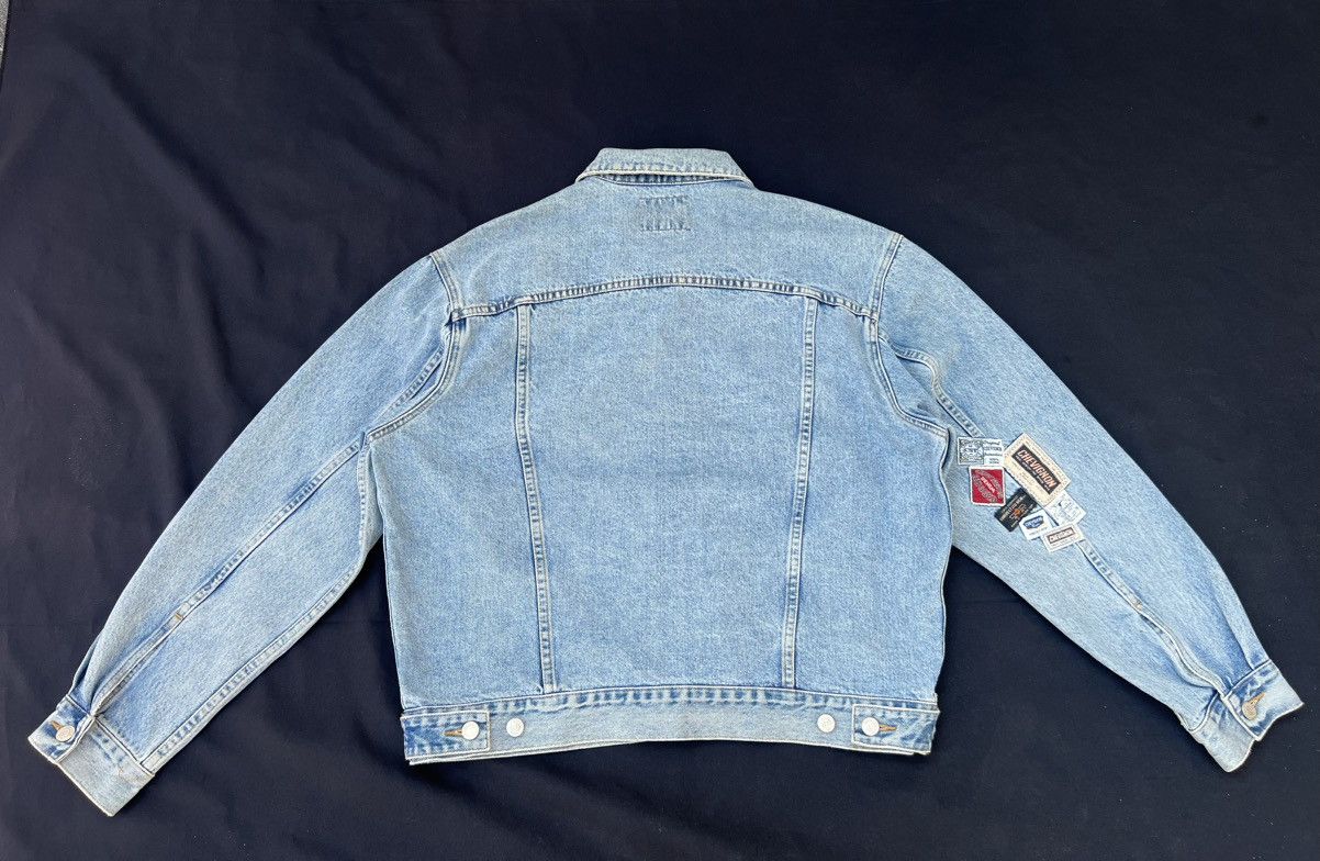Chevignon Vintage Chevignon Paris All Over Patches Denim Trucker Size US XL / EU 56 / 4 - 4 Thumbnail