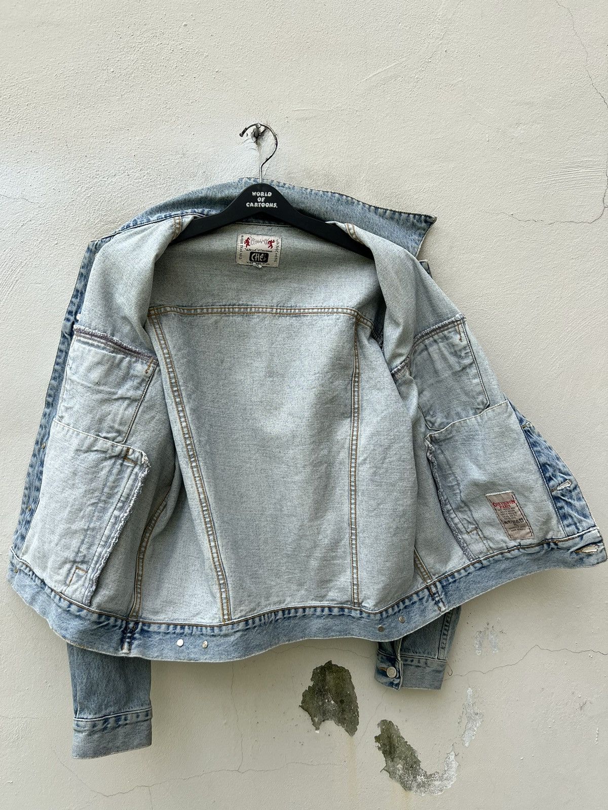 Chevignon Vintage Chevignon Paris All Over Patches Denim Trucker Size US XL / EU 56 / 4 - 22 Thumbnail