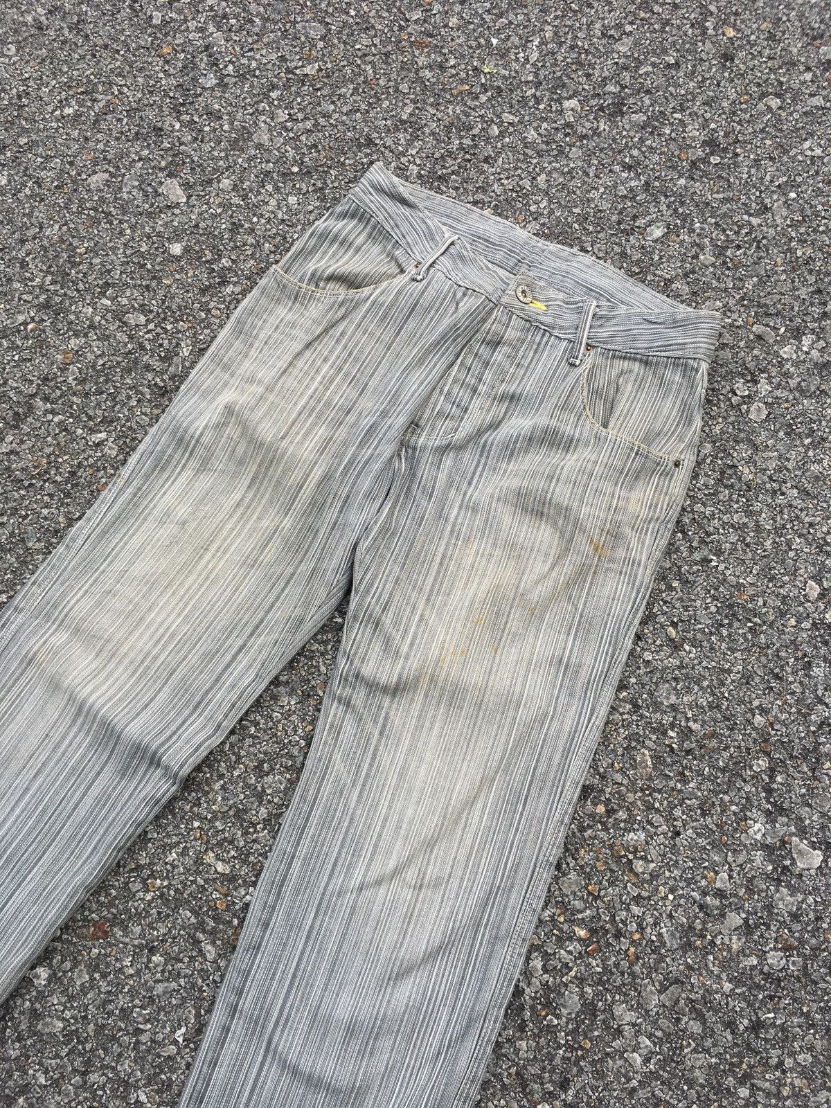 Japanese Brand × Tornado Mart FLARED🔥 COCOLULU DISTRESSED DENIM JEANS PANTS Size US 31 - 5 Thumbnail