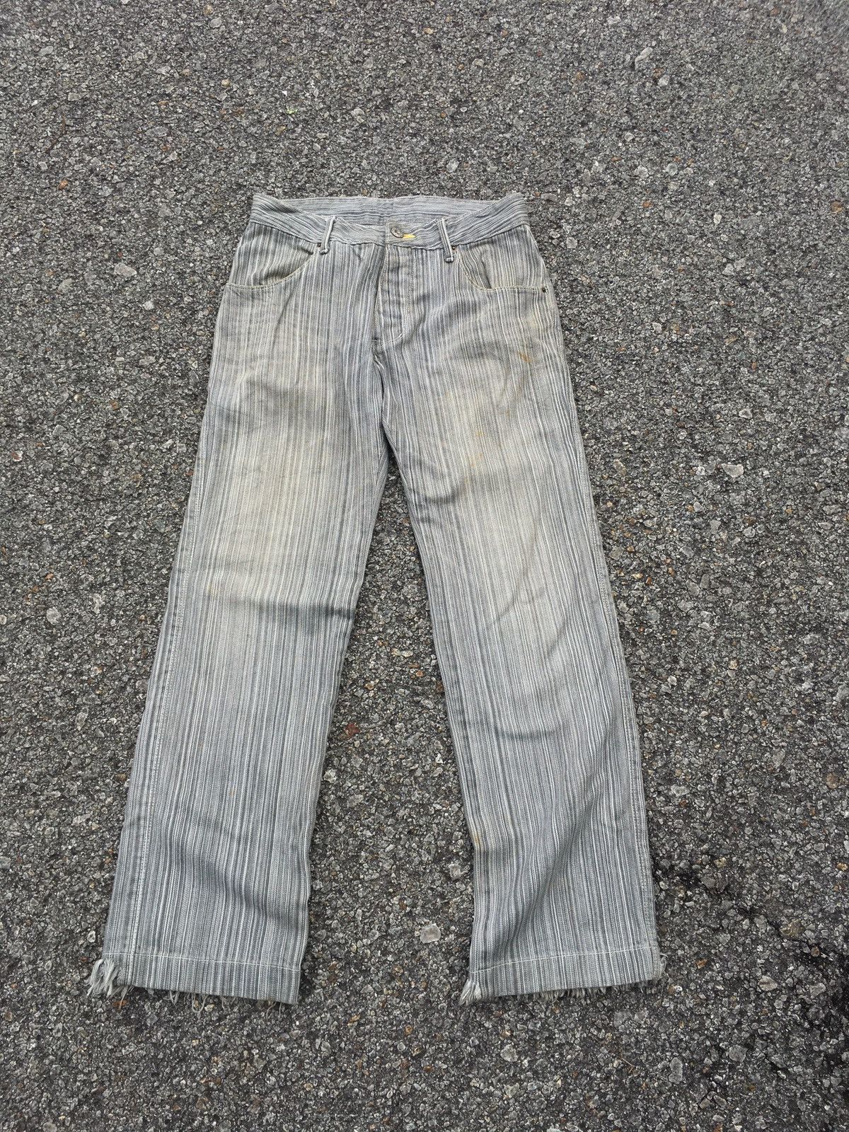 Japanese Brand × Tornado Mart FLARED🔥 COCOLULU DISTRESSED DENIM JEANS PANTS Size US 31 - 4 Thumbnail