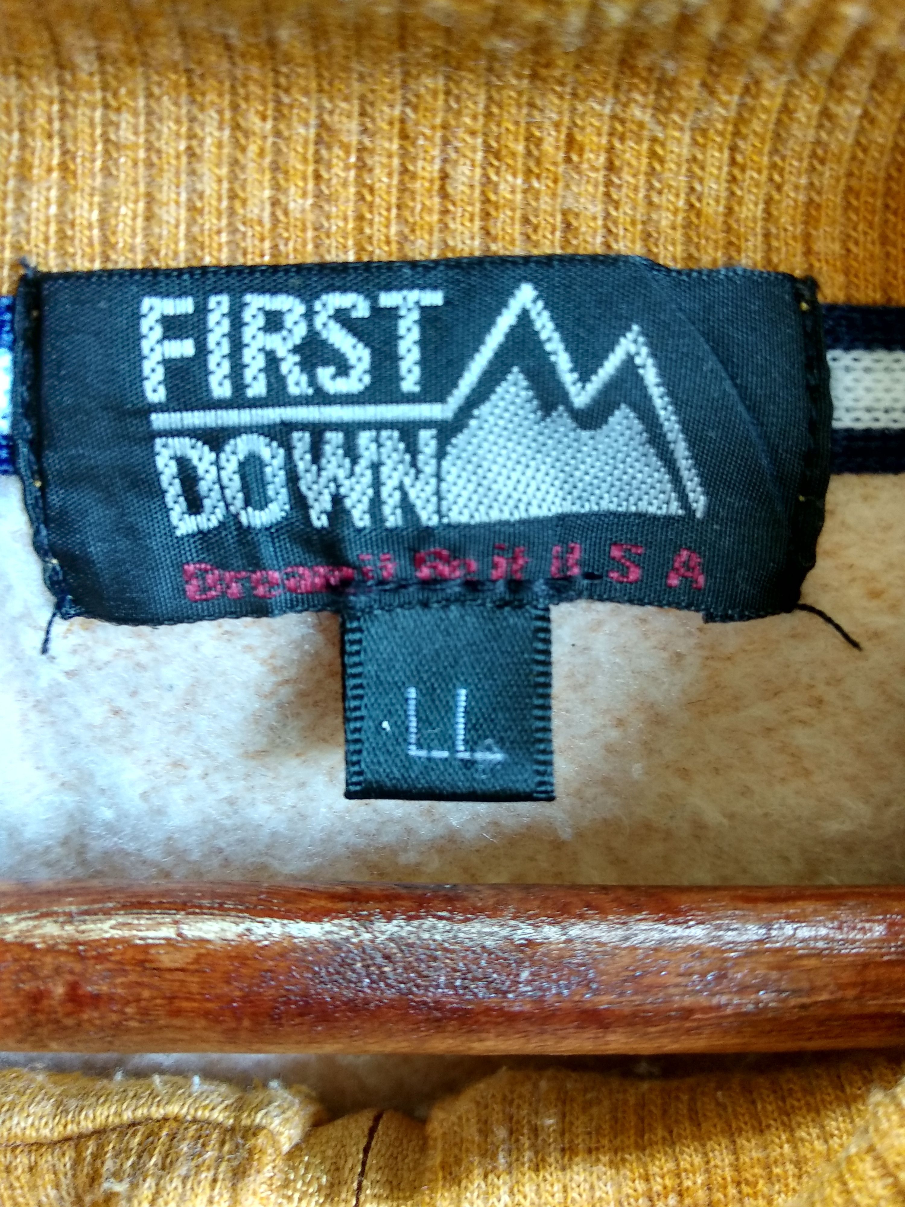 Other Vintage First Down Half Zips Sweatshirt Size US L / EU 52-54 / 3 - 4 Thumbnail