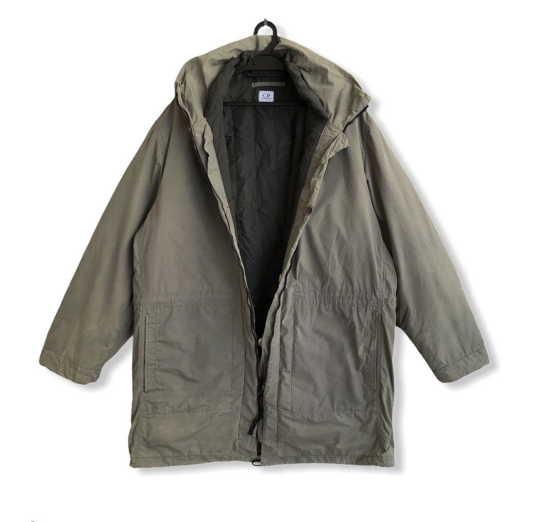 C.P. Company VINTAGE MADE IN ITALY CP COMPANY HOODED LONG COAT Size US L / EU 52-54 / 3 - 2 Thumbnail