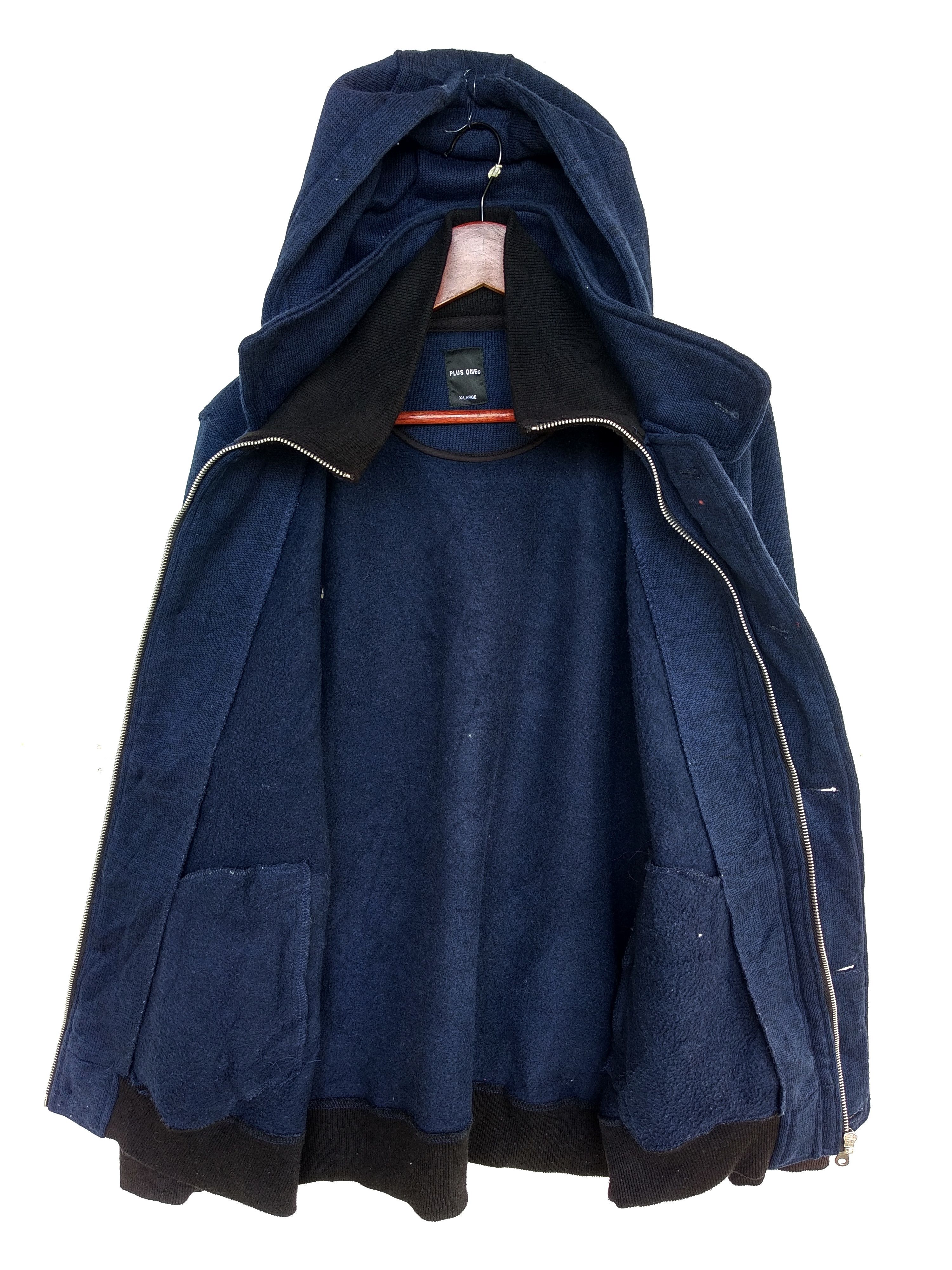 Designer Plus One Full Zipper Sweater Sweatshirt Hoodies/Size XL. Size US XL / EU 56 / 4 - 3 Thumbnail