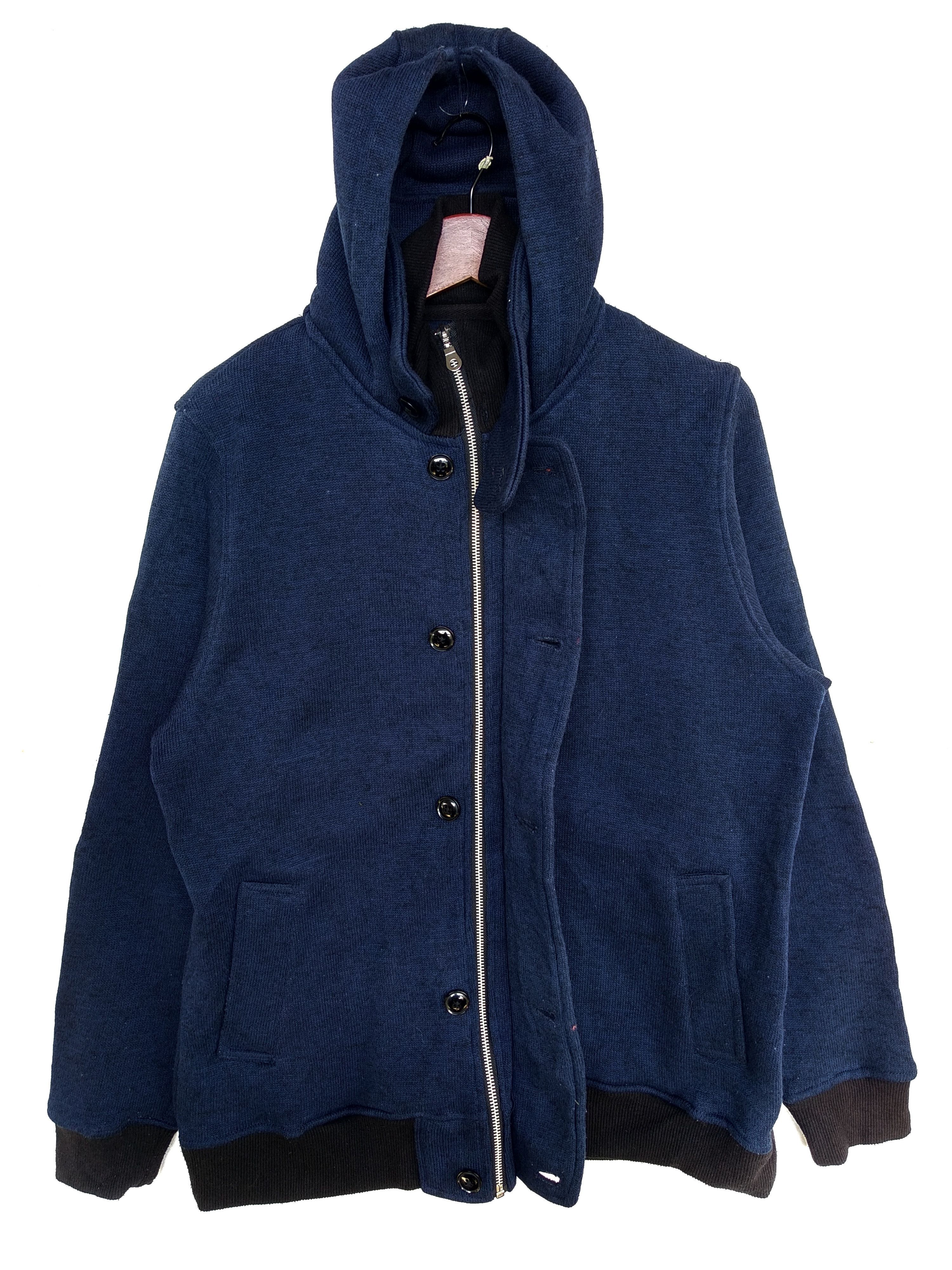 Designer Plus One Full Zipper Sweater Sweatshirt Hoodies/Size XL. Size US XL / EU 56 / 4 - 2 Thumbnail