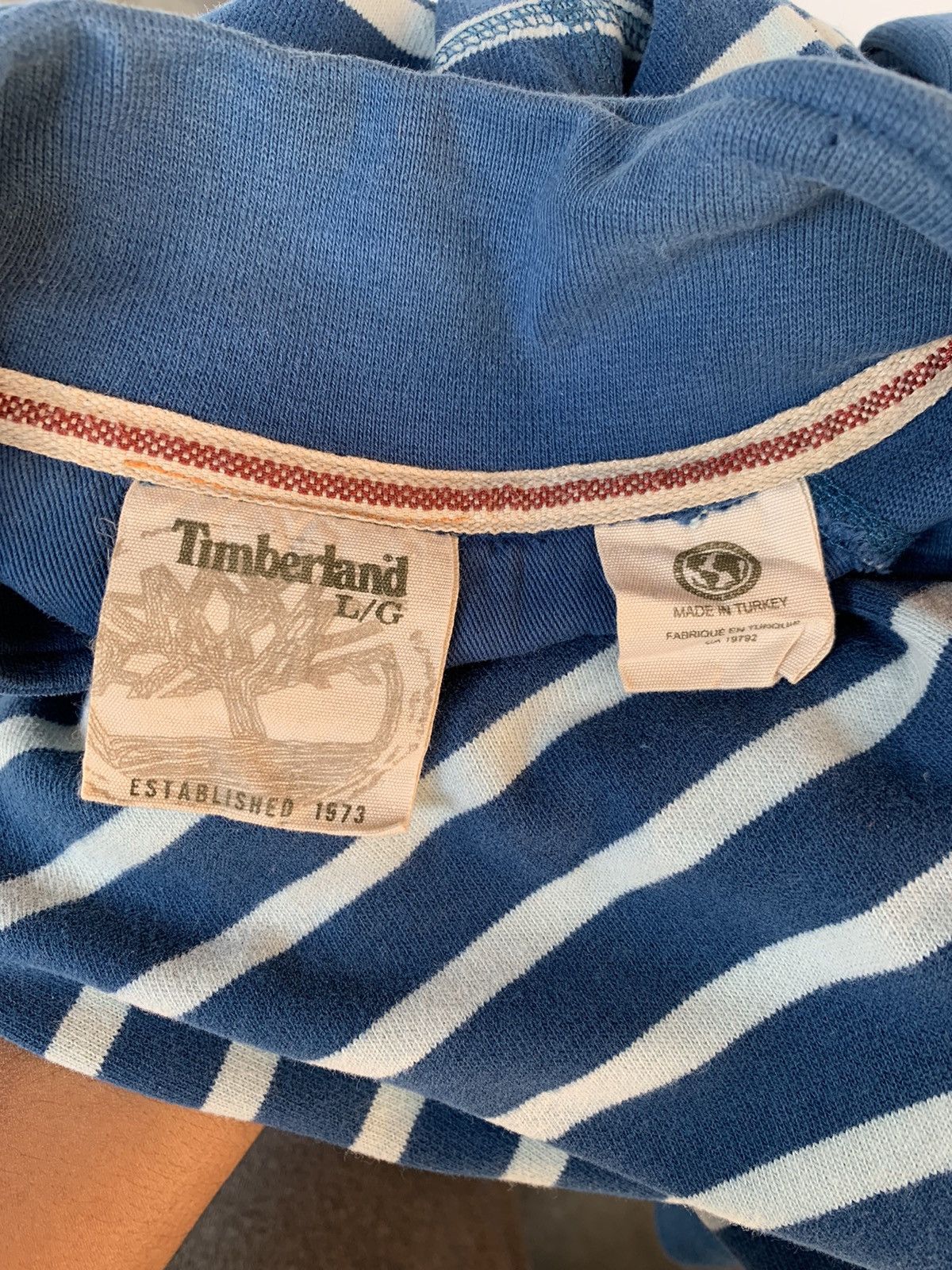 Other Timberland Half Zip Stripes Sweatshirt/Size L Size US L / EU 52-54 / 3 - 7 Thumbnail