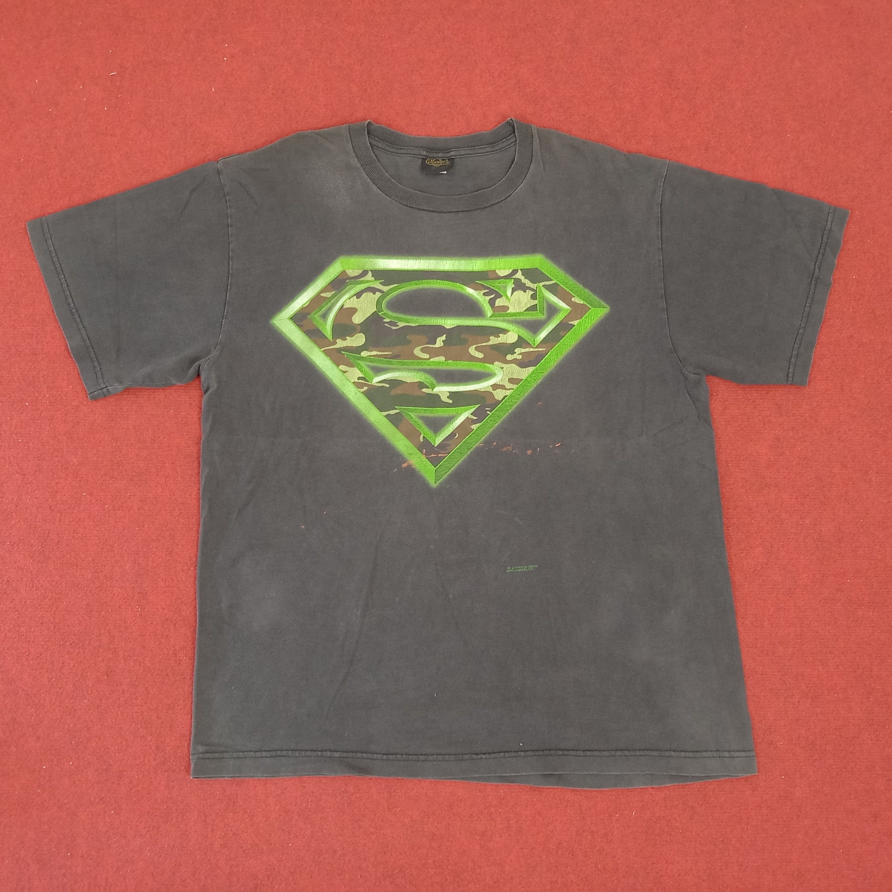 DC Comics × Vintage Superman Big Logo Dc Comic Movie Vintage Tshirt Size US XXL / EU 58 / 5 - 1 Thumbnail