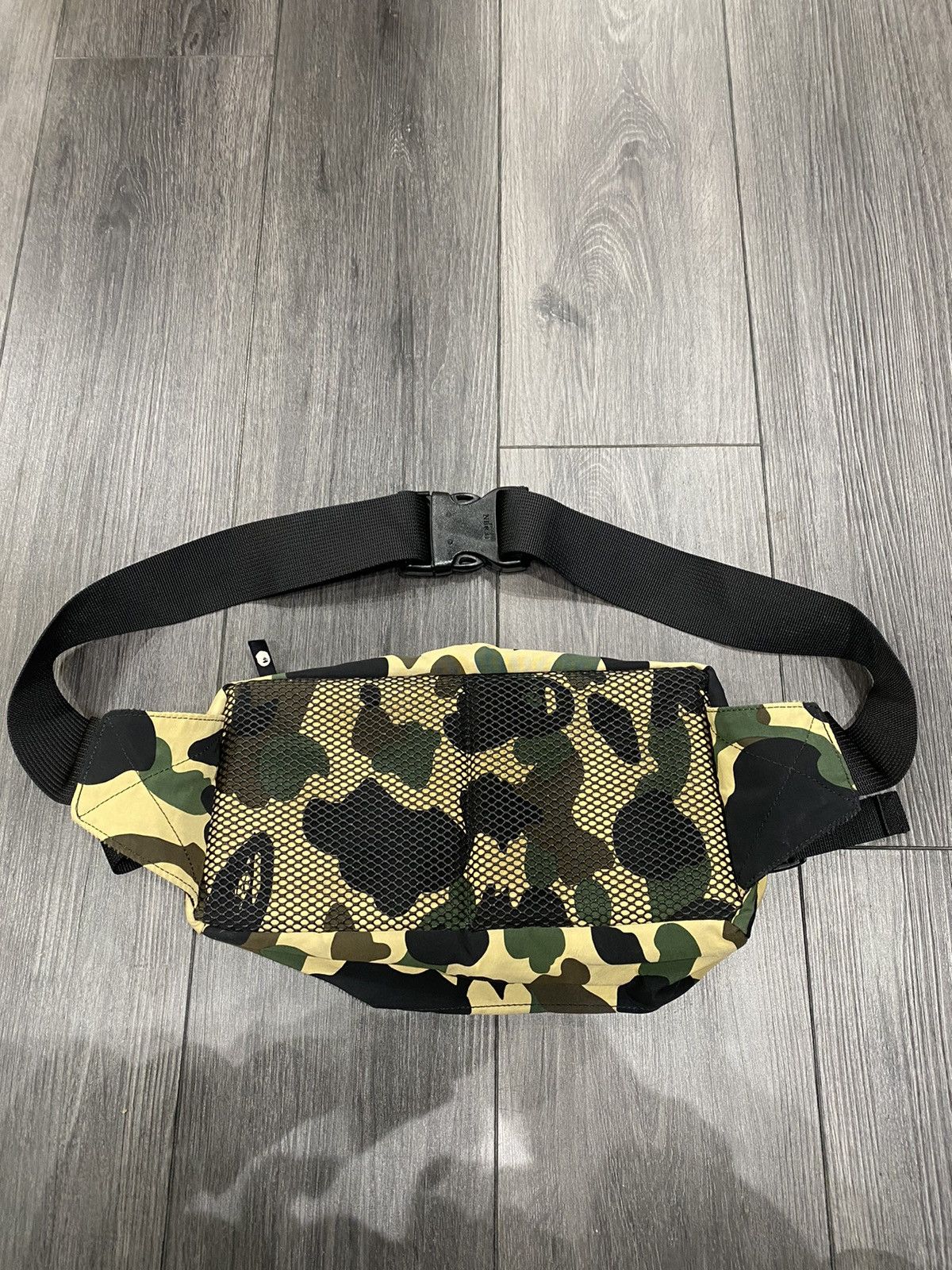 Bape Bape Yellow Camo Nylon Waist Bag Size ONE SIZE - 2 Thumbnail