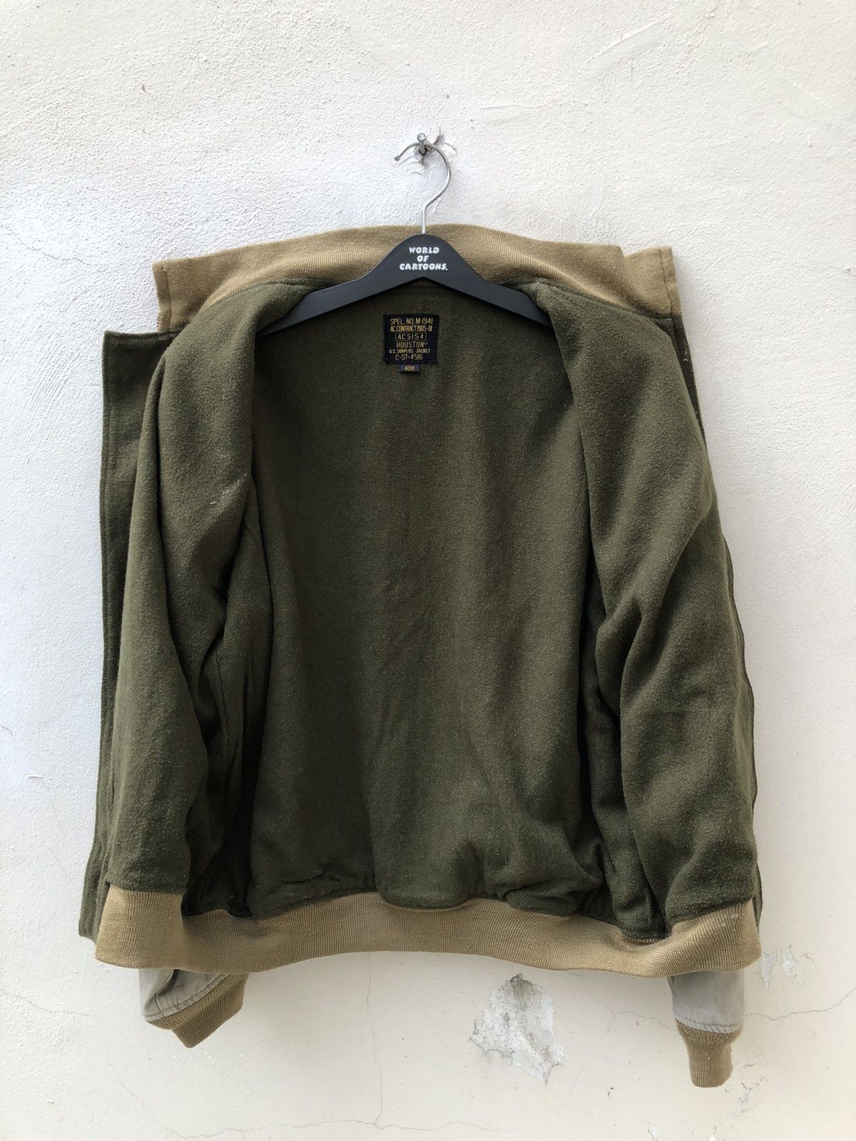 Vintage Vintage Houston Japan Wool Lining Sun Faded Tanker Jacket Size US M / EU 48-50 / 2 - 13 Thumbnail