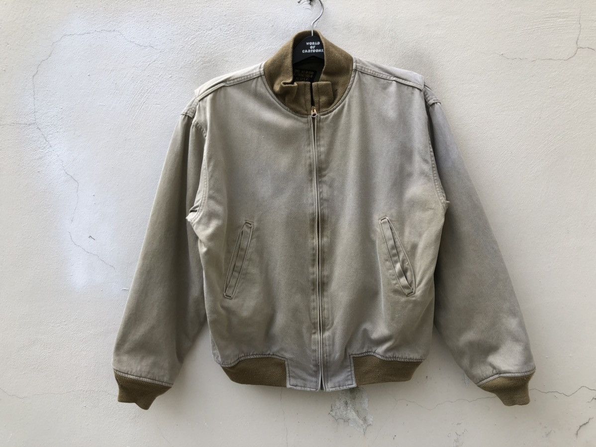 Vintage Vintage Houston Japan Wool Lining Sun Faded Tanker Jacket Size US M / EU 48-50 / 2 - 3 Thumbnail