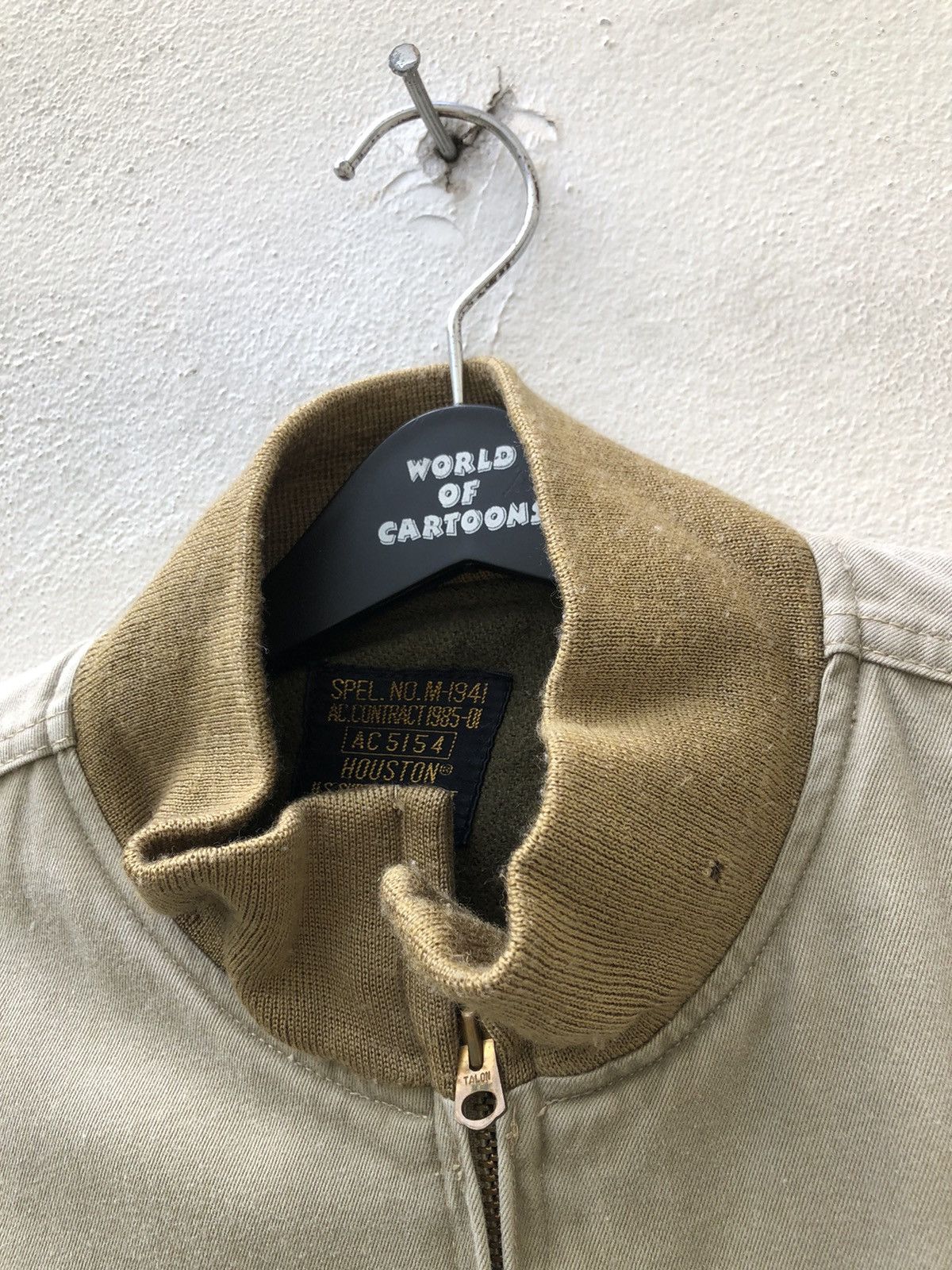 Vintage Vintage Houston Japan Wool Lining Sun Faded Tanker Jacket Size US M / EU 48-50 / 2 - 4 Thumbnail
